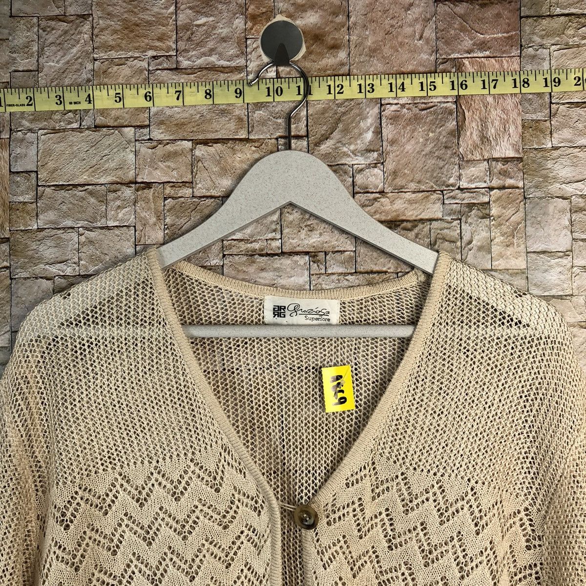 Homespun Knitwear × Japanese Brand Graziosa Superio Brown Cardigan #A869 Size M / US 6-8 / IT 42-44 - 4 Thumbnail