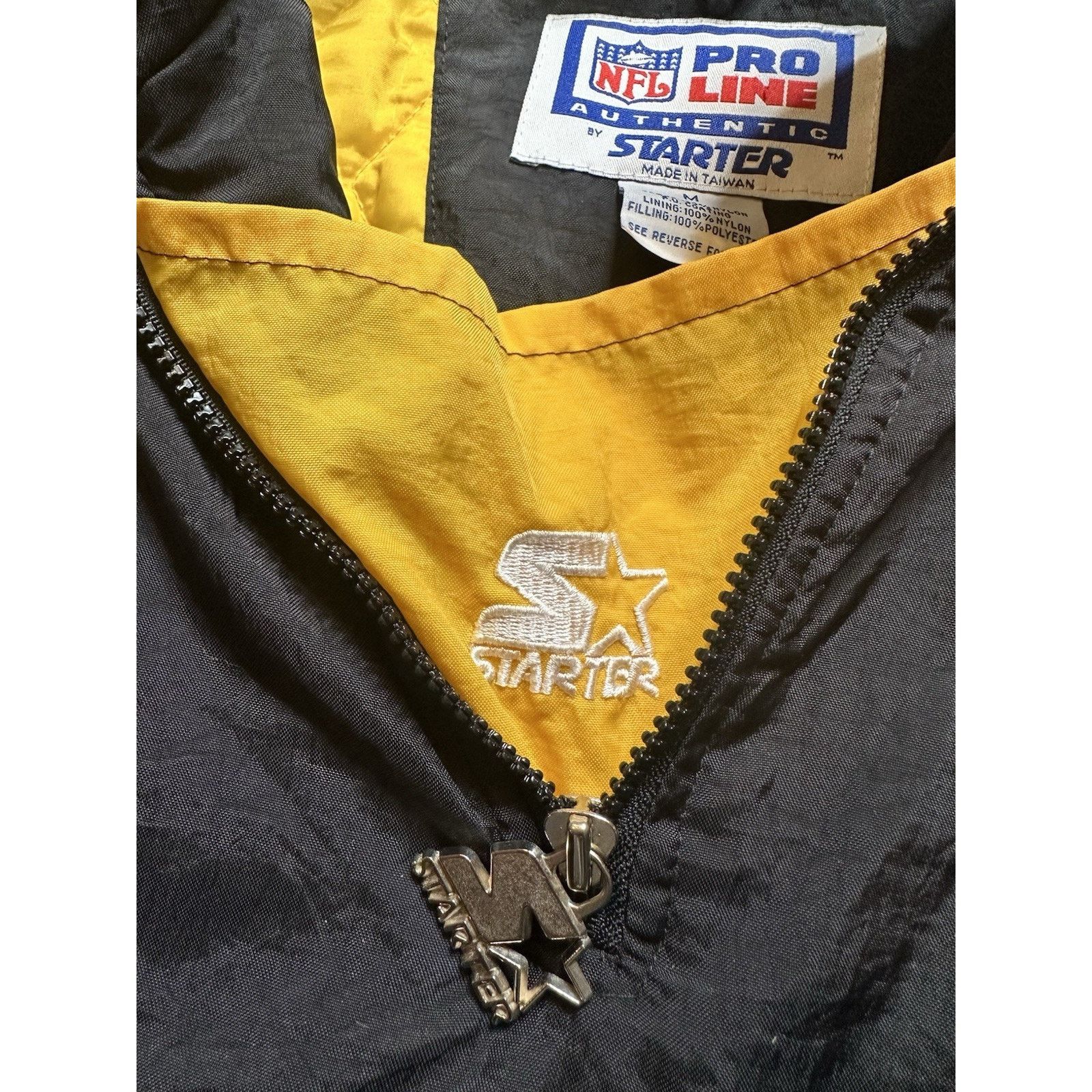 Starter Vintage Starter Steelers 90's Sports Jacket Size Medium Size US L / EU 52-54 / 3 - 10 Thumbnail
