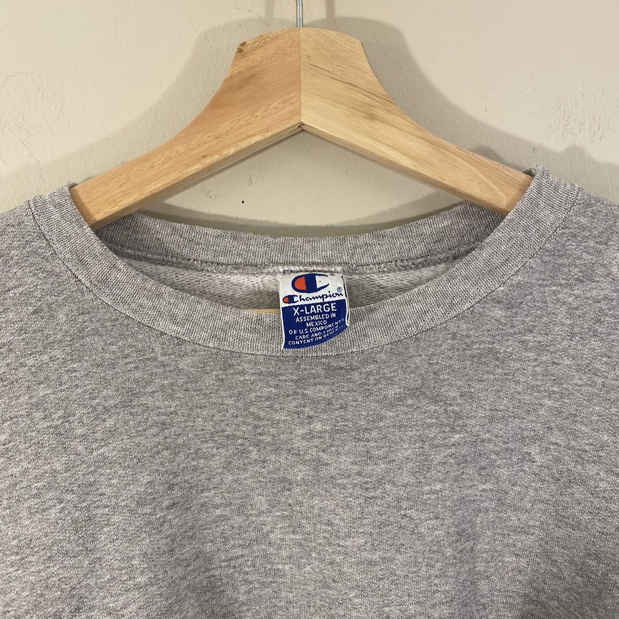 Champion × Vintage Vintage 90s Champion Boxy Logo Crewneck Sweatshirt Size US L / EU 52-54 / 3 - 4 Thumbnail