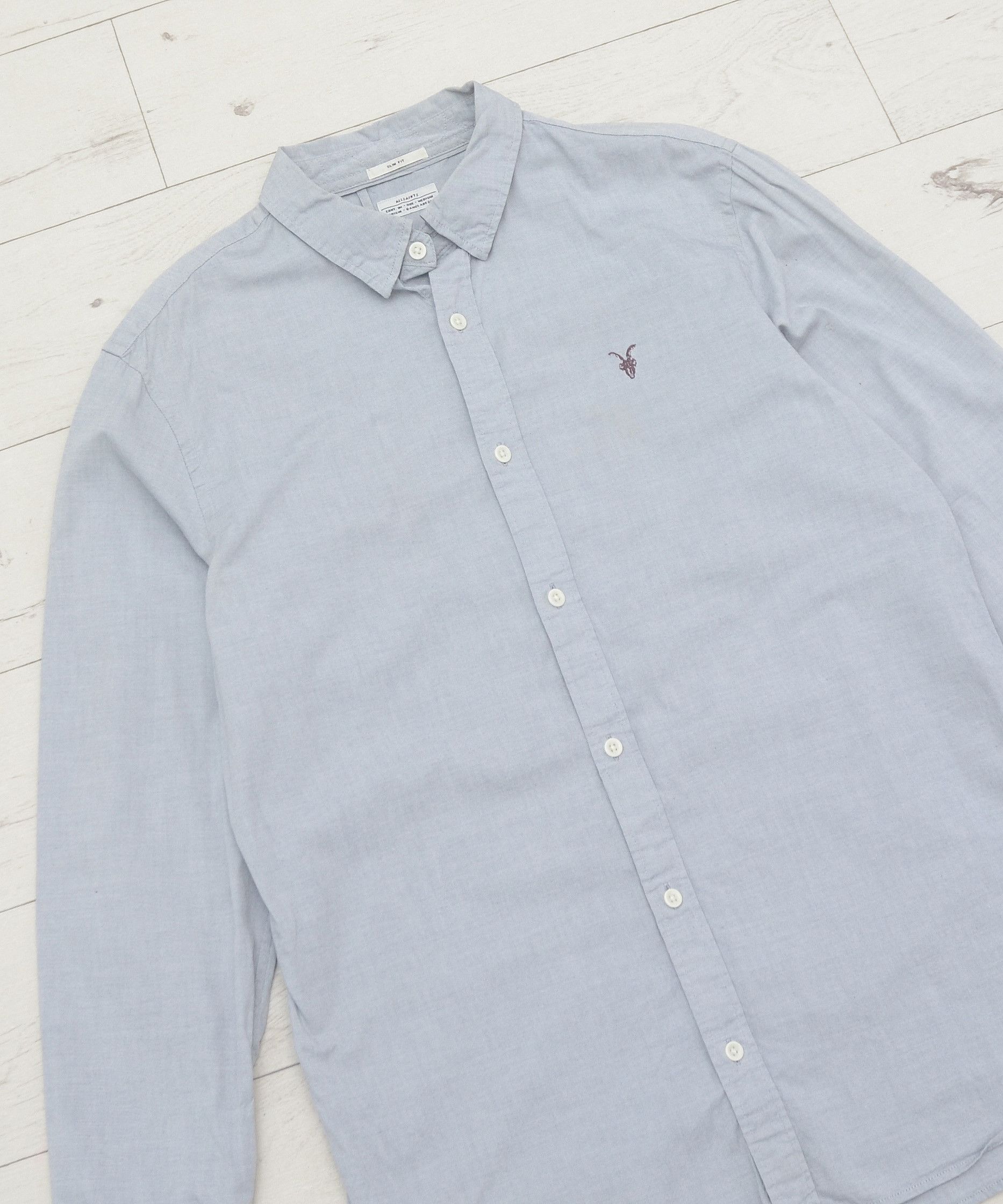 Allsaints Allsaints Shirt Redondo Ramskull Gray Casual Shirt size M Size US M / EU 48-50 / 2 - 2 Thumbnail