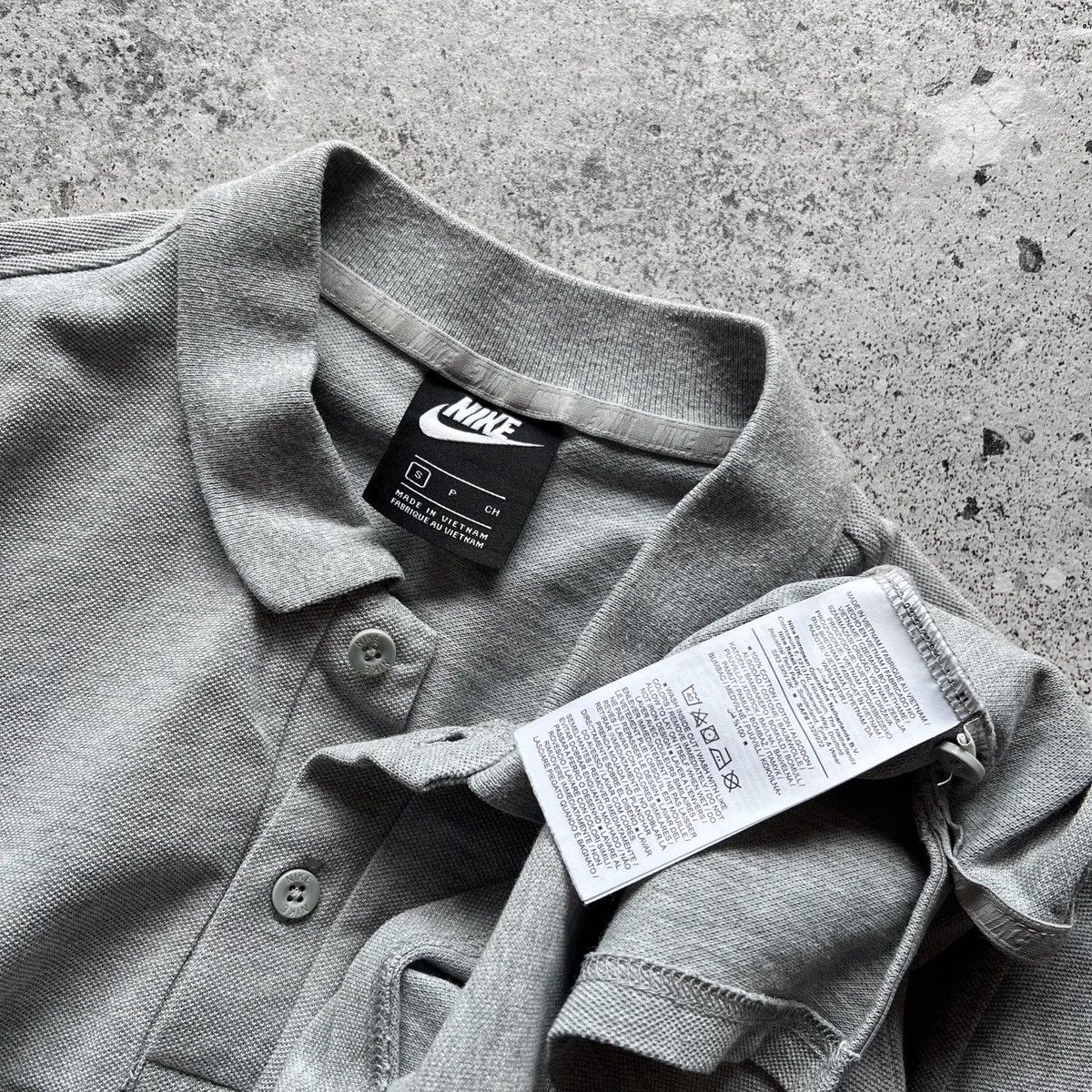 Nike Nike NSW Mens Gray Short Sleeve Polo Shirt Small Logo Size US S / EU 44-46 / 1 - 7 Thumbnail