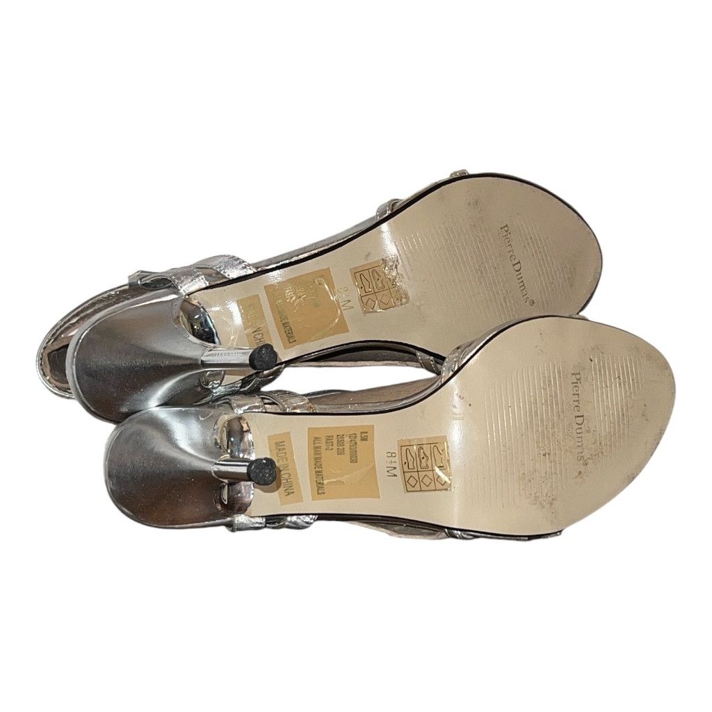 Puma Women's Pierre Dumas Silver Sandals Size 8.5 M Size US 8.5 / IT 38.5 - 6 Thumbnail