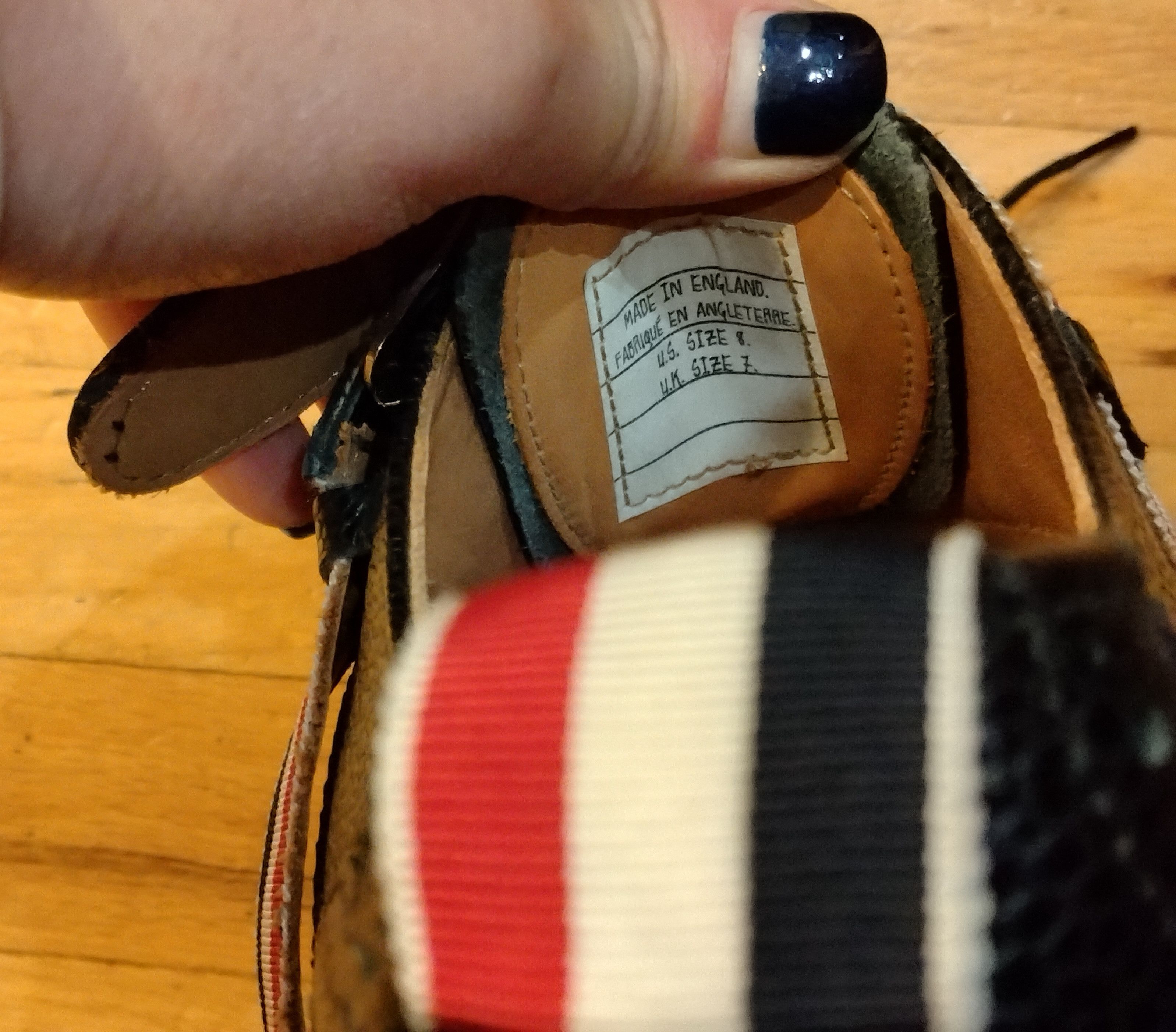 Thom Browne Pebbled Oxford Brogues with Signature Grosgrain Belts Size US 8 / EU 41 - 9 Thumbnail