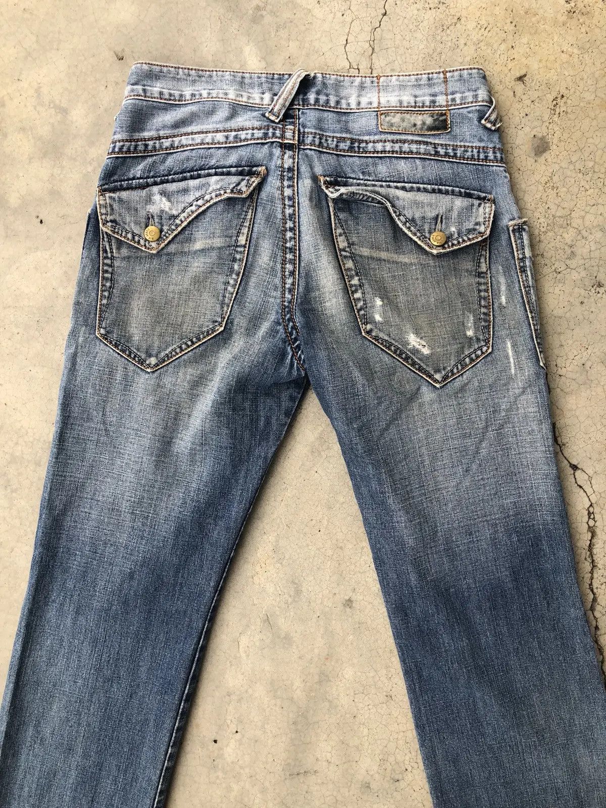 Japanese Brand × Vintage Japanese Distressed Denim Nic Jeans Bush Pocket Rare Design Size US 30 / EU 46 - 11 Thumbnail