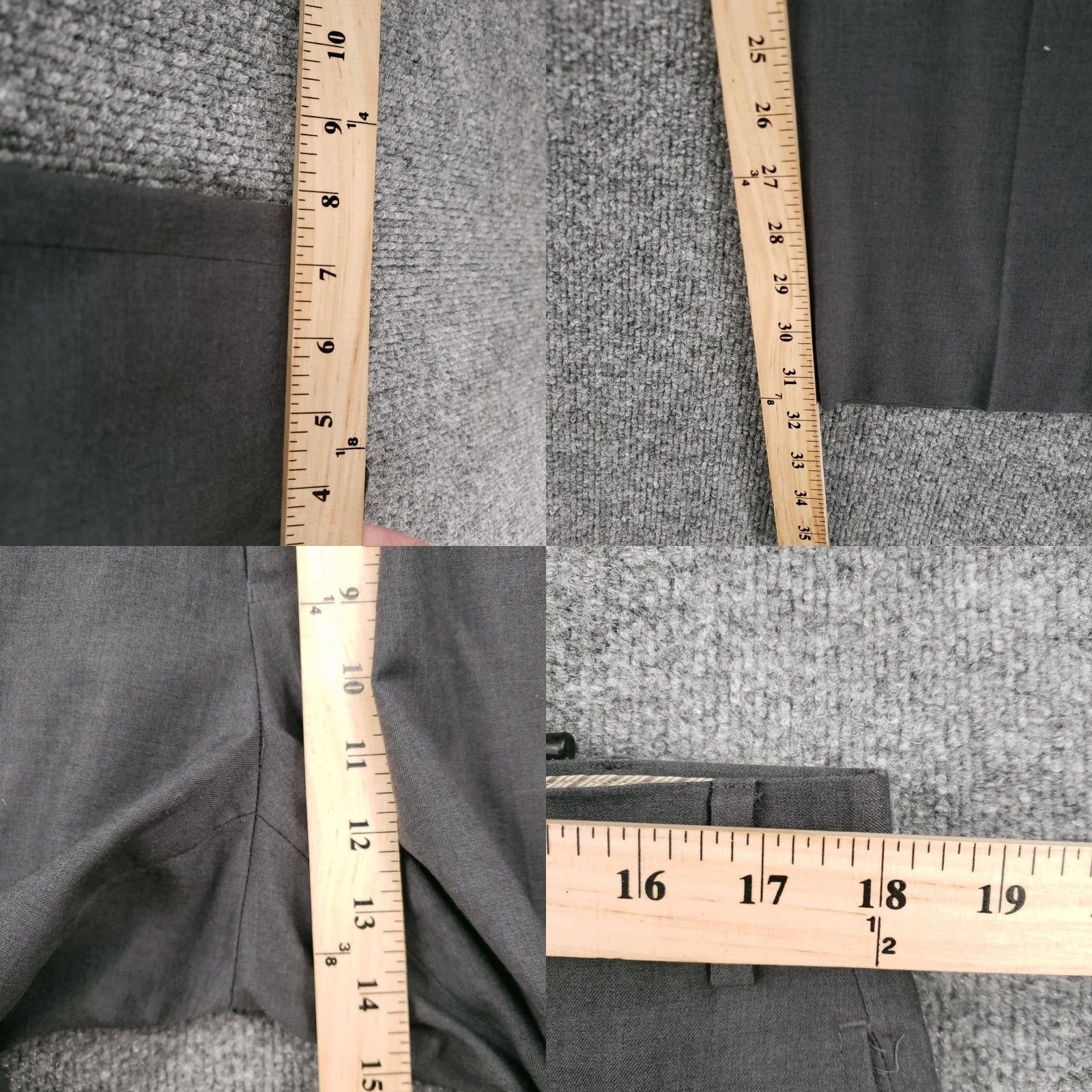 Calvin Klein Calvin Klein Dress Pants Mens 36X32 Gray Mid Rise Straight Leg Flat Front Dress Pants Mens Gray 36X32 Flat Front Straight Leg Calvin Klein Pants Mens Size US 36 / EU 52 - 8 Thumbnail