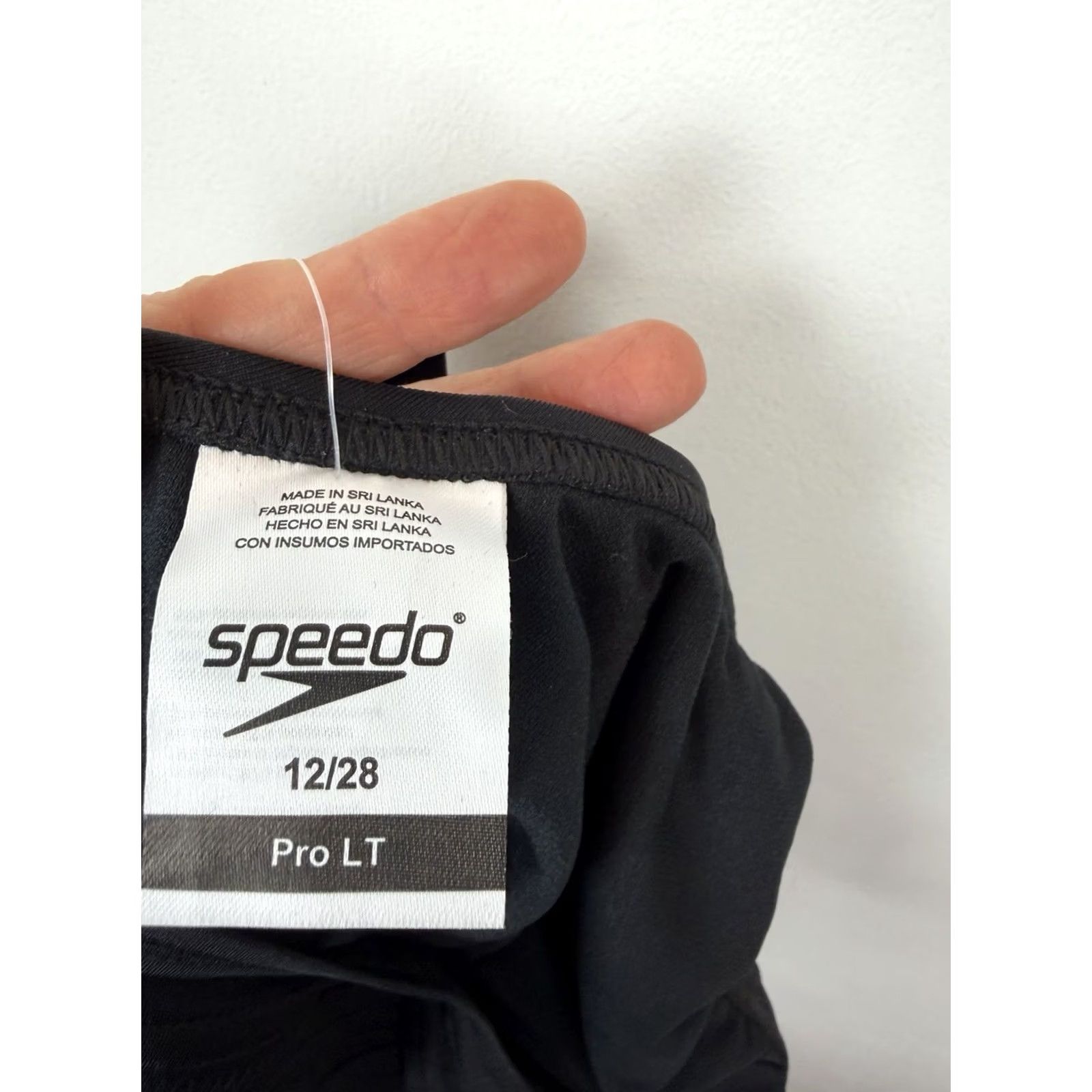 Speedo Speedo Womens One Piece Swimsuit Size 6/32 Black Competition F New In Box New Size ONE SIZE - 7 Thumbnail