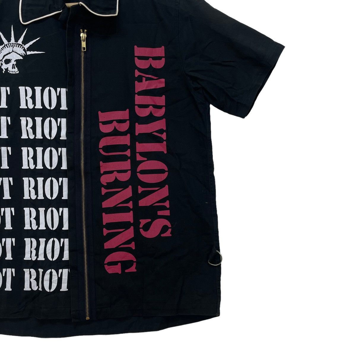 14th Addiction Japanese Brand Anticlass FullPrint Riot Babylons Burning Size US S / EU 44-46 / 1 - 6 Thumbnail