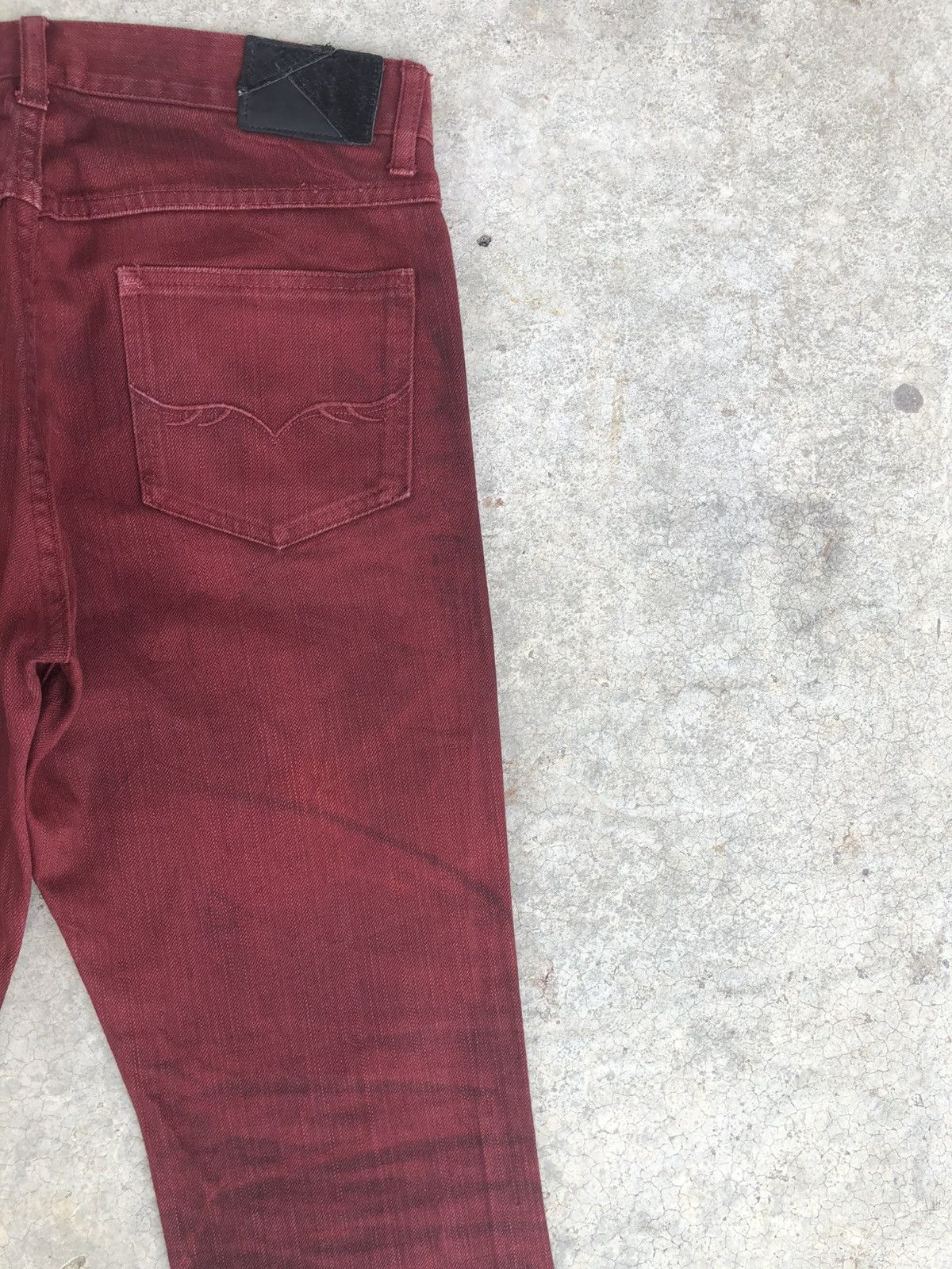 GOSTAR DE FUGA Japanese Fuga Flared Jeans Distressed Jeans Size US 30 / EU 46 - 10 Thumbnail