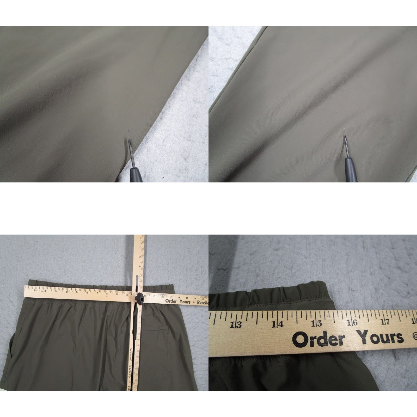 Vuori Vuori Pants Womens Large Olive Green Miles Jogger Train Workout Travel VW481 Size 36" / US 14 / IT 50 - 8 Thumbnail