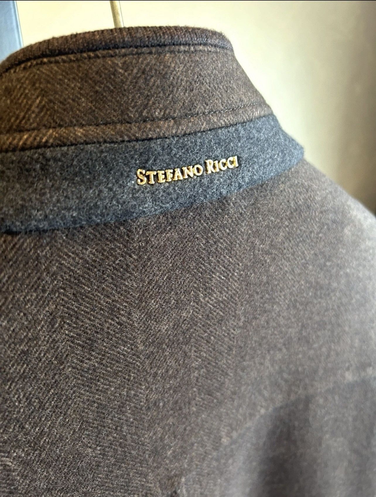 Stefano Ricci LNWOT $7250 Stefano Ricci Virgin Wool Herringbone Blouson Size US L / EU 52-54 / 3 - 5 Thumbnail