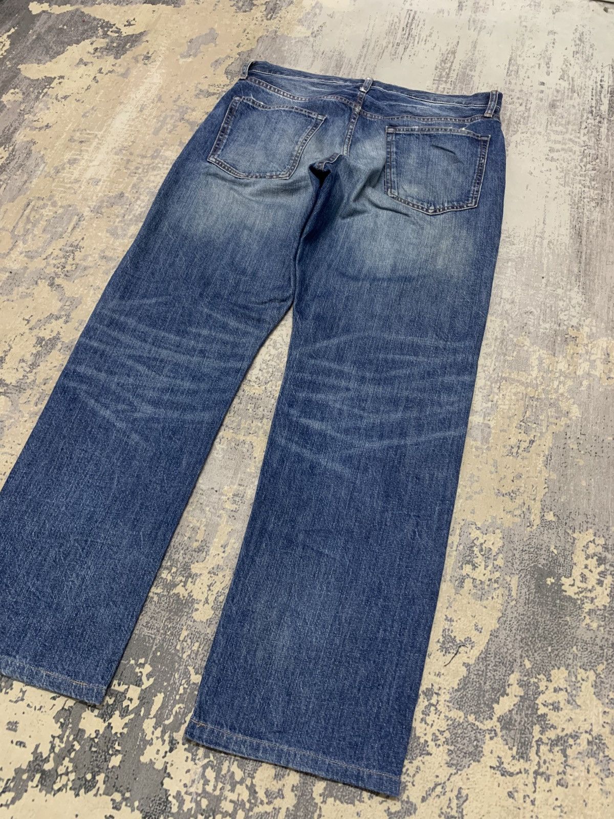 Japanese Brand GU Archive Style Distressed Japanese Denim Straight Jeans Size US 34 / EU 50 - 11 Thumbnail