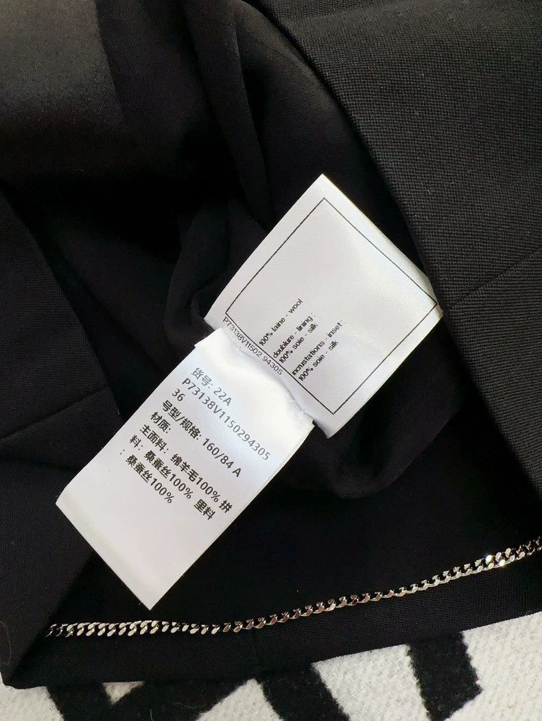 Chanel Chanel Black U-Neck Blazer Jacket Size 36 Size S / US 4 / IT 40 - 7 Thumbnail