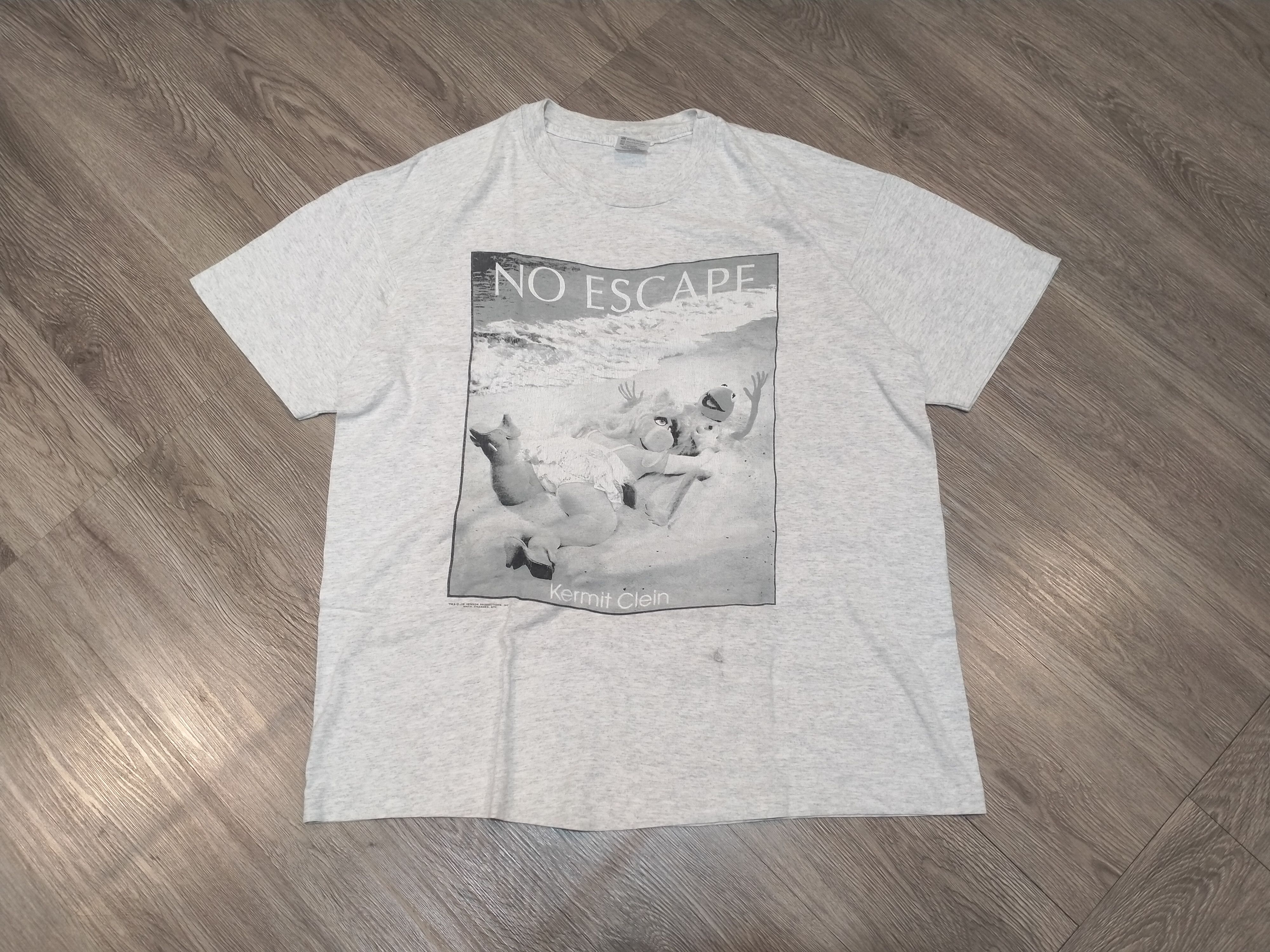 Anvil Vintage 90s Kermit Clein "No Escape" Size US XL / EU 56 / 4 - 1 Thumbnail