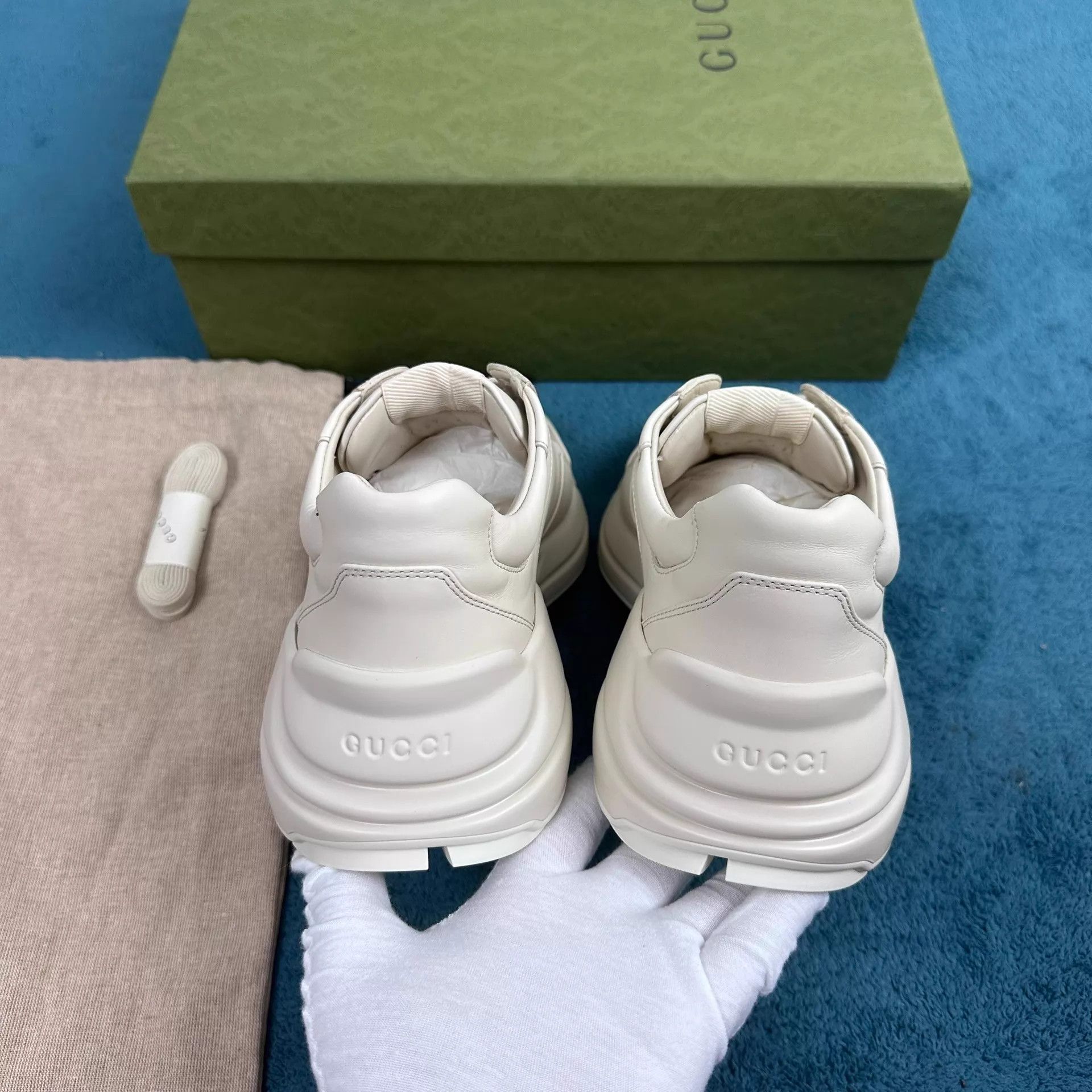 Gucci Gucci Batman Dad Sneaker Ivory White UK6.5/40.5 Size US 7.5 / EU 40-41 - 4 Thumbnail