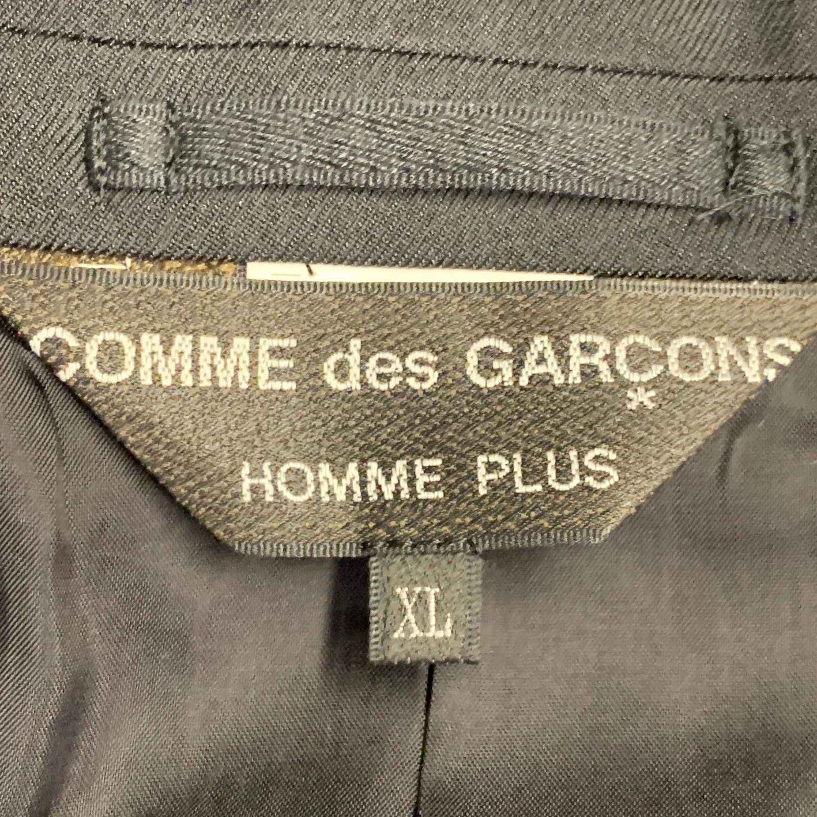 Comme des Garcons Homme Plus COMME des GARCONS HOMME PLUS Twill Wool Cutout Sport Coat Size 40S - 6 Thumbnail