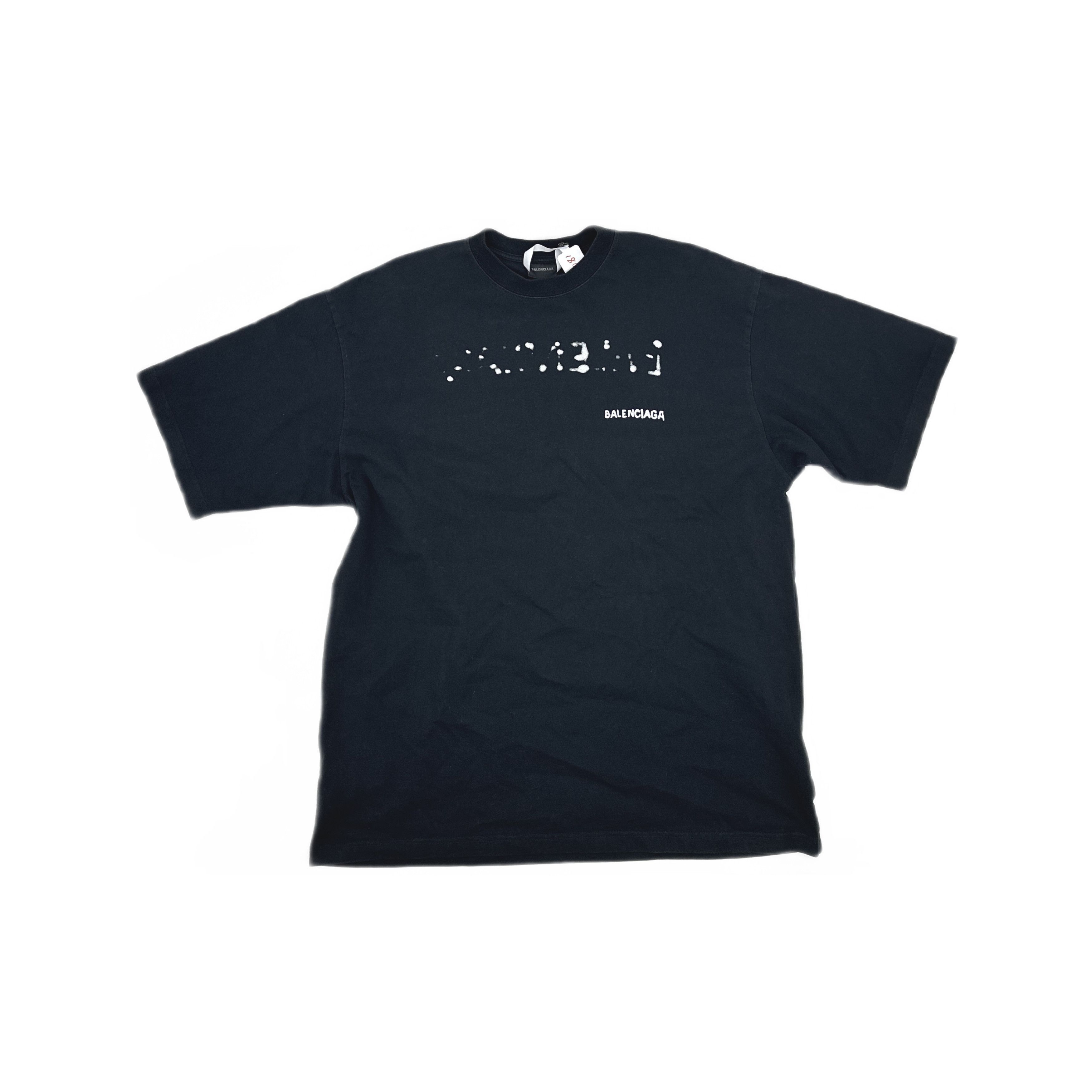 Balenciaga Balenciaga Logo Print T-Shirt Size L Size US L / EU 52-54 / 3 - 1 Thumbnail