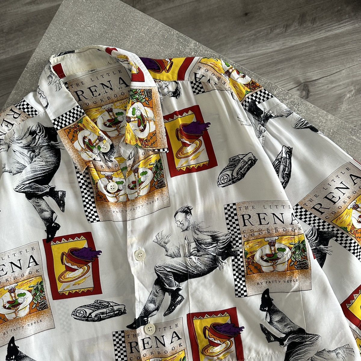 Vintage Vintage 90s Votum Jacques Britt Little Rena cook book shirt Size US XL / EU 56 / 4 - 8 Thumbnail