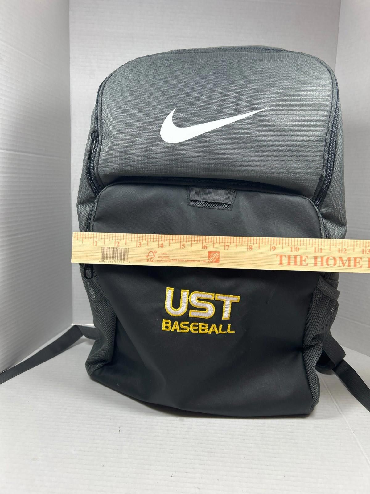 Nike NIKE UST Baseball Gray Backpack 18"x13" Swoosh Logo Size ONE SIZE - 8 Thumbnail