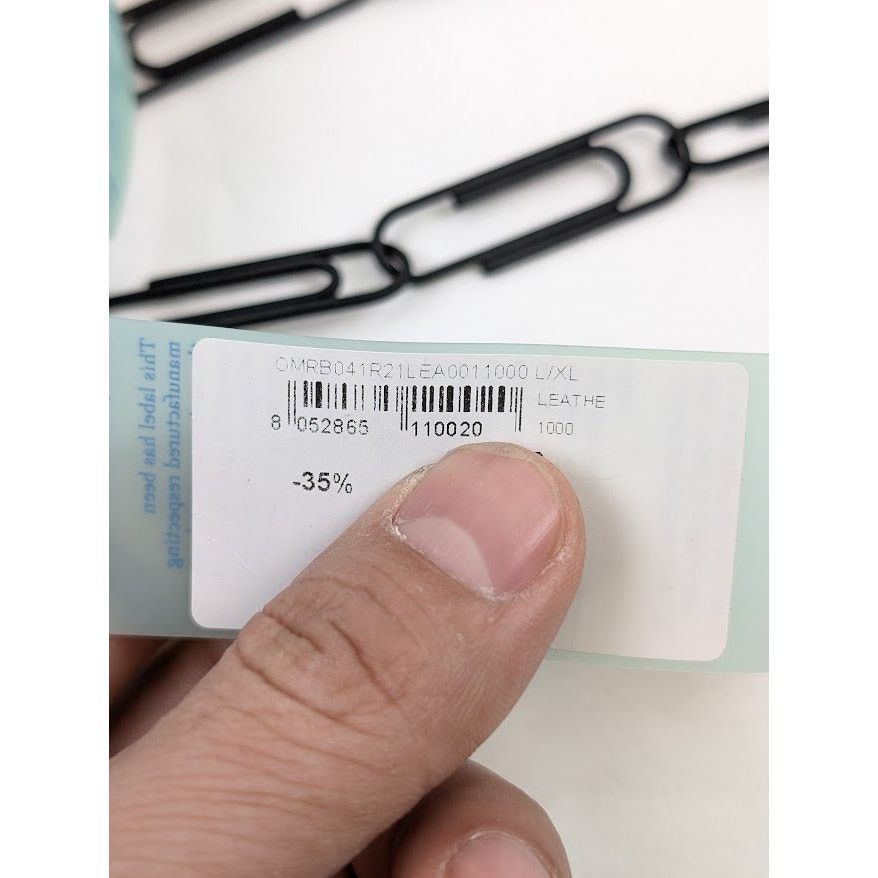 Off-White o1rshd1 Size: L/XL / Leather Belt with Chain in Black Size ONE SIZE - 21 Thumbnail