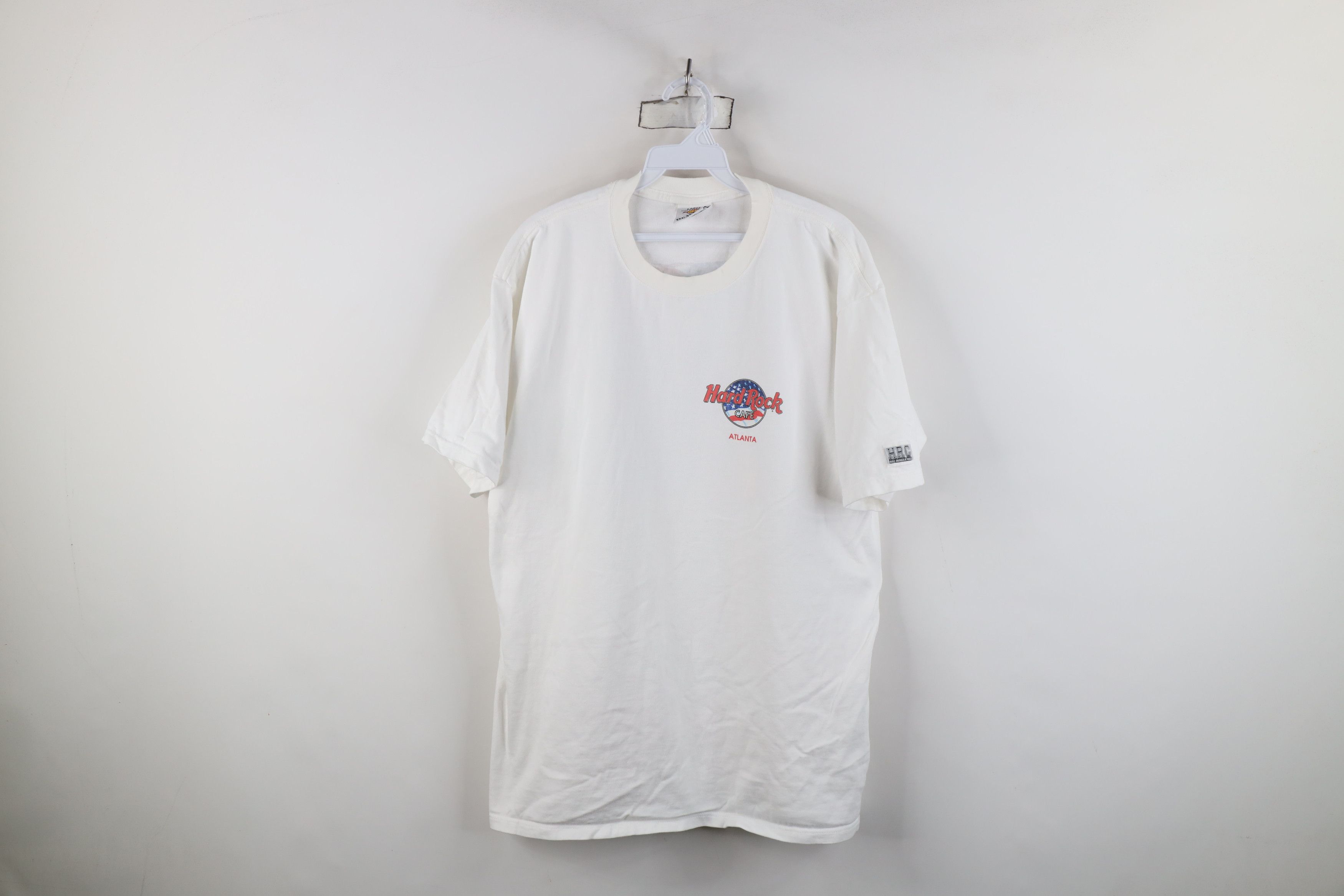 Hard Rock Cafe Vintage 90s Hard Rock Cafe Atlanta Short Sleeve T-Shirt USA Size US L / EU 52-54 / 3 - 1 Thumbnail