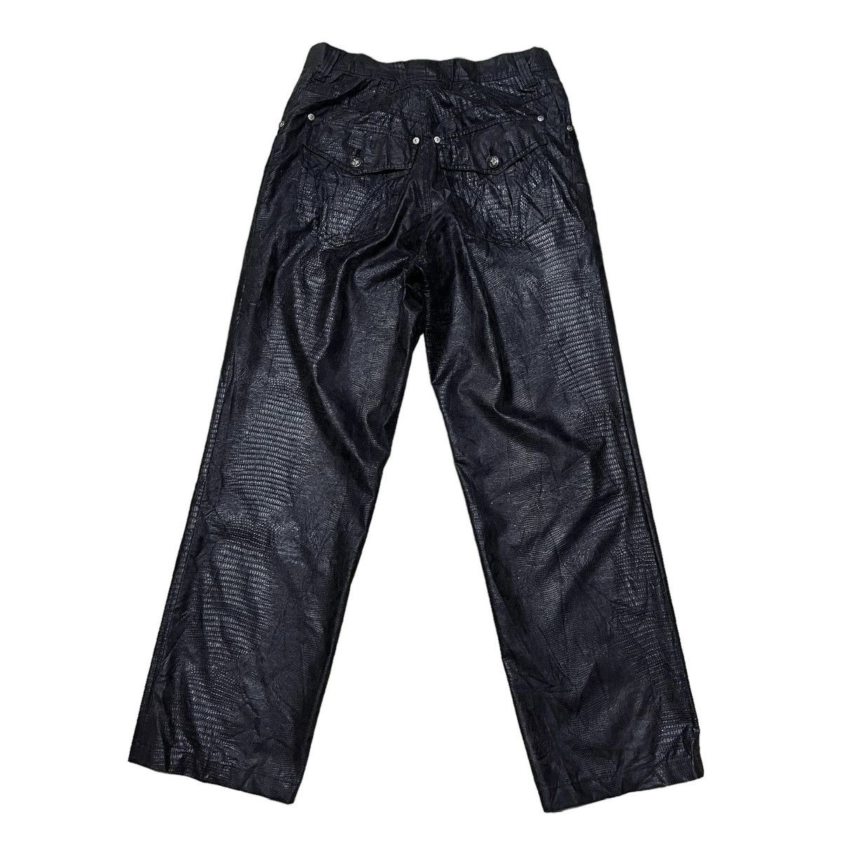 Japanese Brand Japanese Brand Leather Biker Pants Size US 30 / EU 46 - 2 Thumbnail