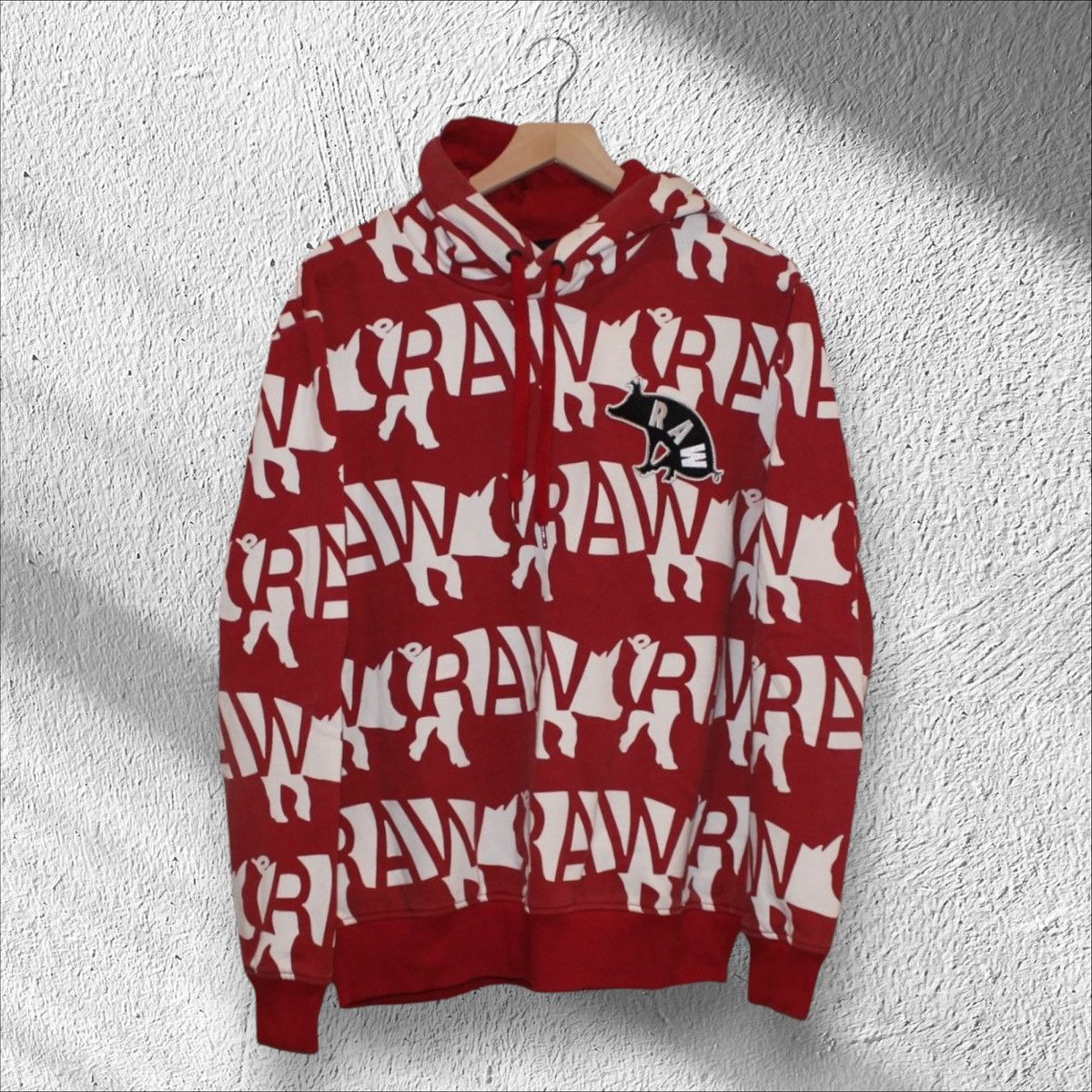 G-Star G-Star Raw Chinese New Year Hoodie Red Pig XL Size US XL / EU 56 / 4 - 1 Thumbnail