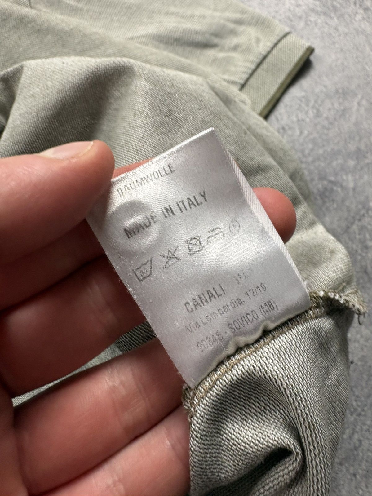 Canali CANALI Luxury Knitted Polo Tshirt Button Up 56 Size Size US XL / EU 56 / 4 - 8 Thumbnail
