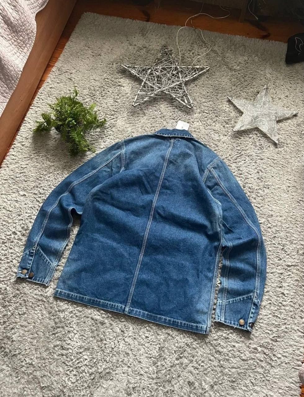 Carhartt 00s Vintage Carhartt Michigan Chore Jacket Denim Jacket Rare Size US S / EU 44-46 / 1 - 7 Thumbnail