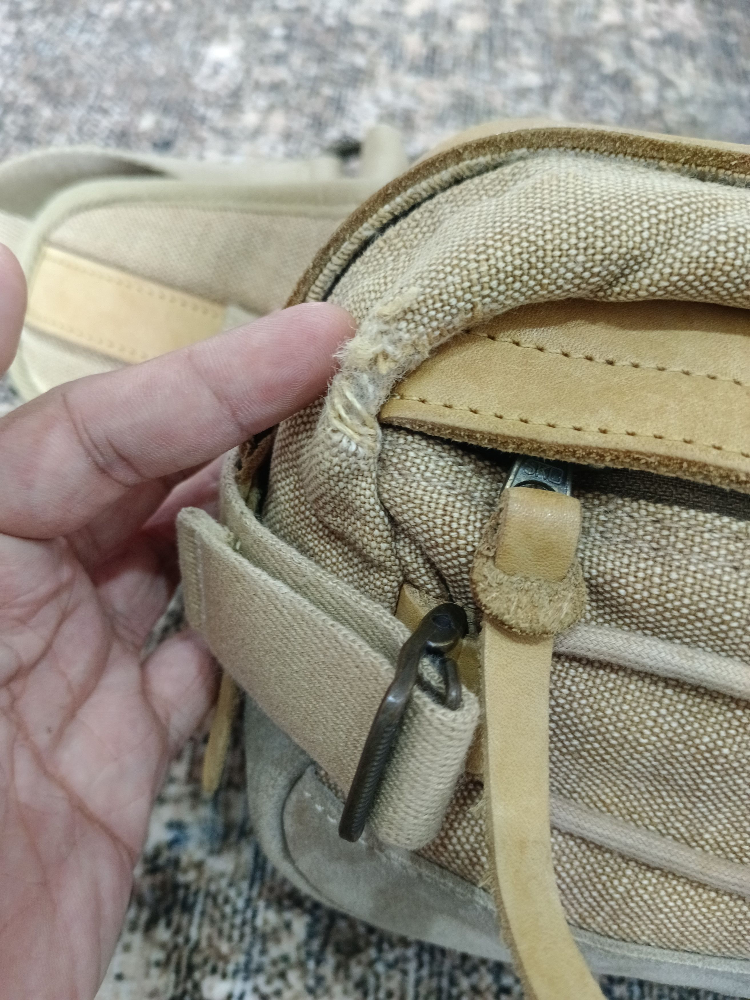 MasterPiece MASTERPIECE CROSSBODY JAPAN LEATHER+COTTON Size ONE SIZE - 6 Thumbnail