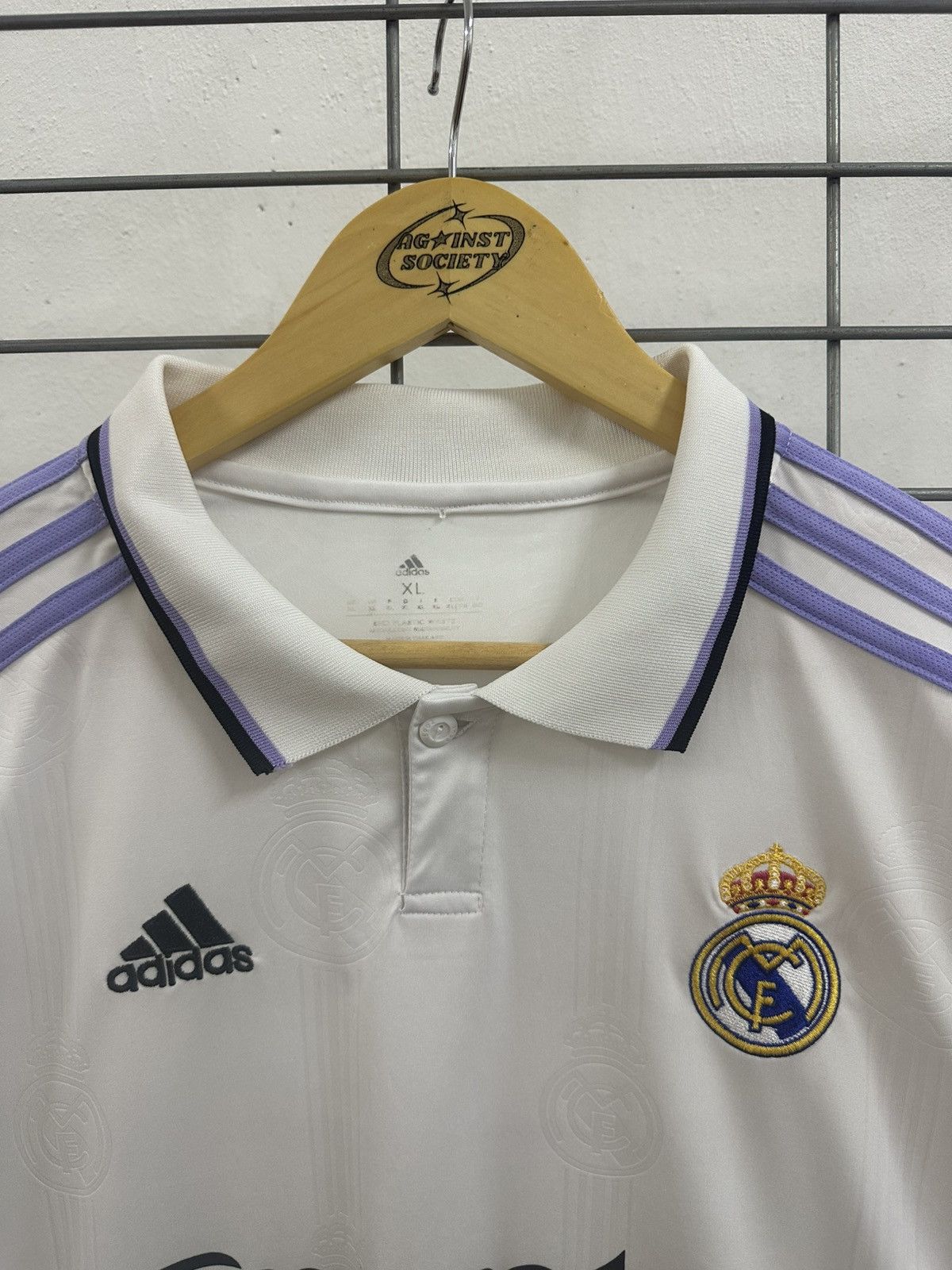 Adidas Adidas Real Madrid 22/23 Home Long Sleeve Jersey Size US XL / EU 56 / 4 - 3 Thumbnail