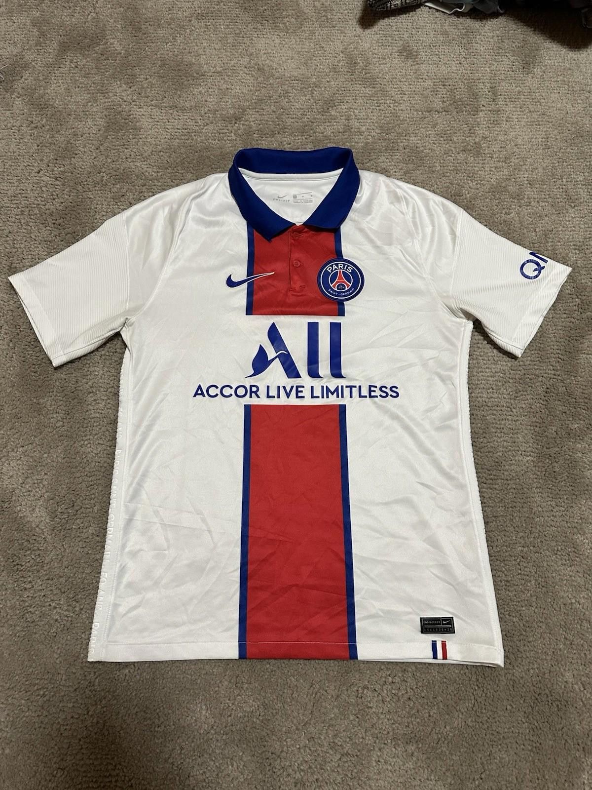 Nike Paris Saint-Germain 2020/21 Away Football Shirt Socc Jersey Size US M / EU 48-50 / 2 - 1 Thumbnail