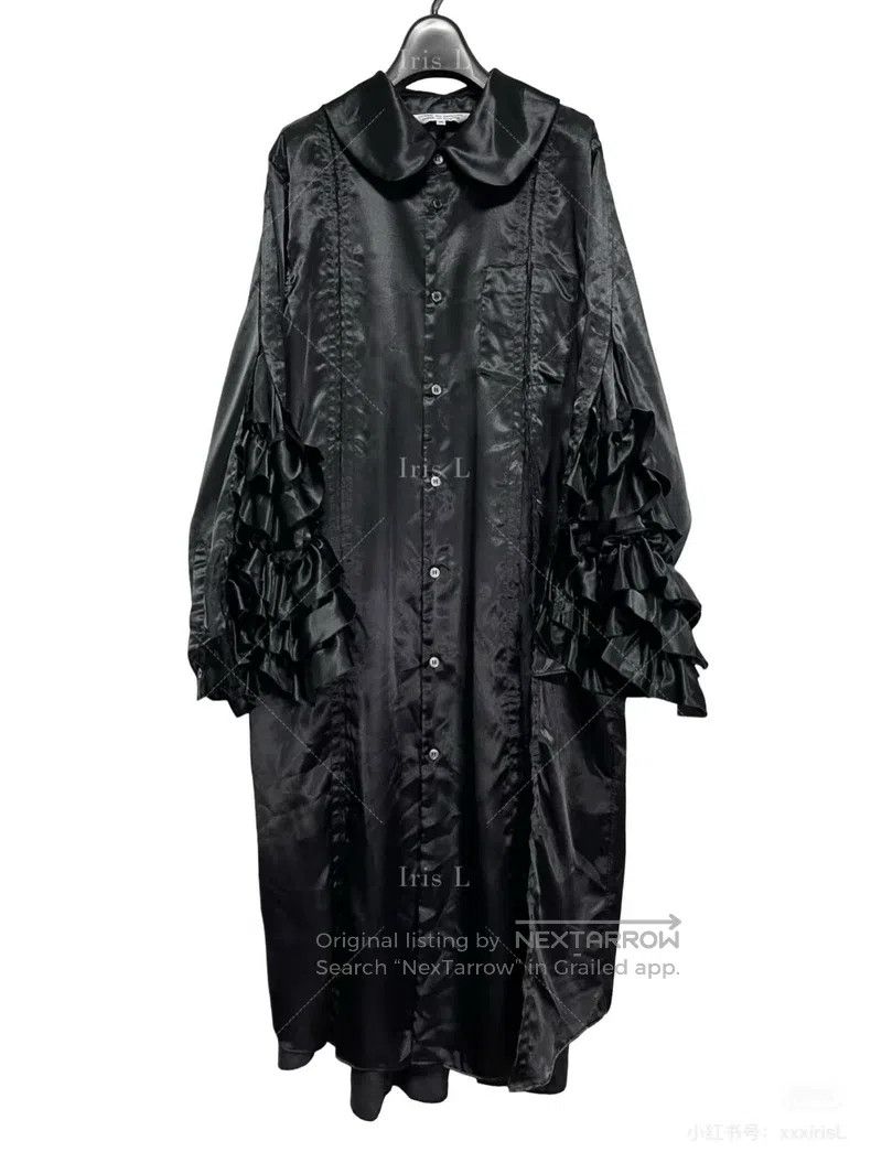 Comme des Garcons Comme des Garcons Round-necked court sleeve ruffled dress Size XS / US 0-2 / IT 36-38 - 1 Thumbnail