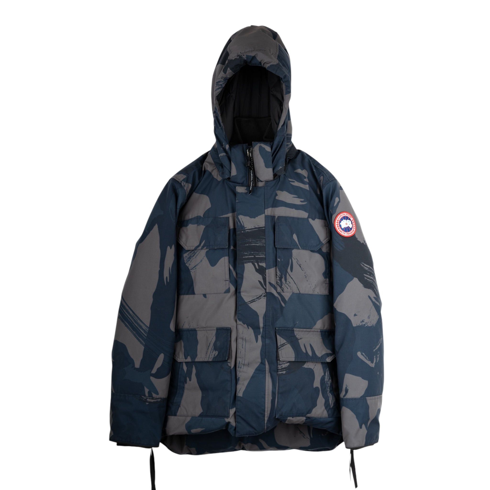 Canada Goose Blue Camo Jacket Maitland Parka Jacket Blue Camouflage