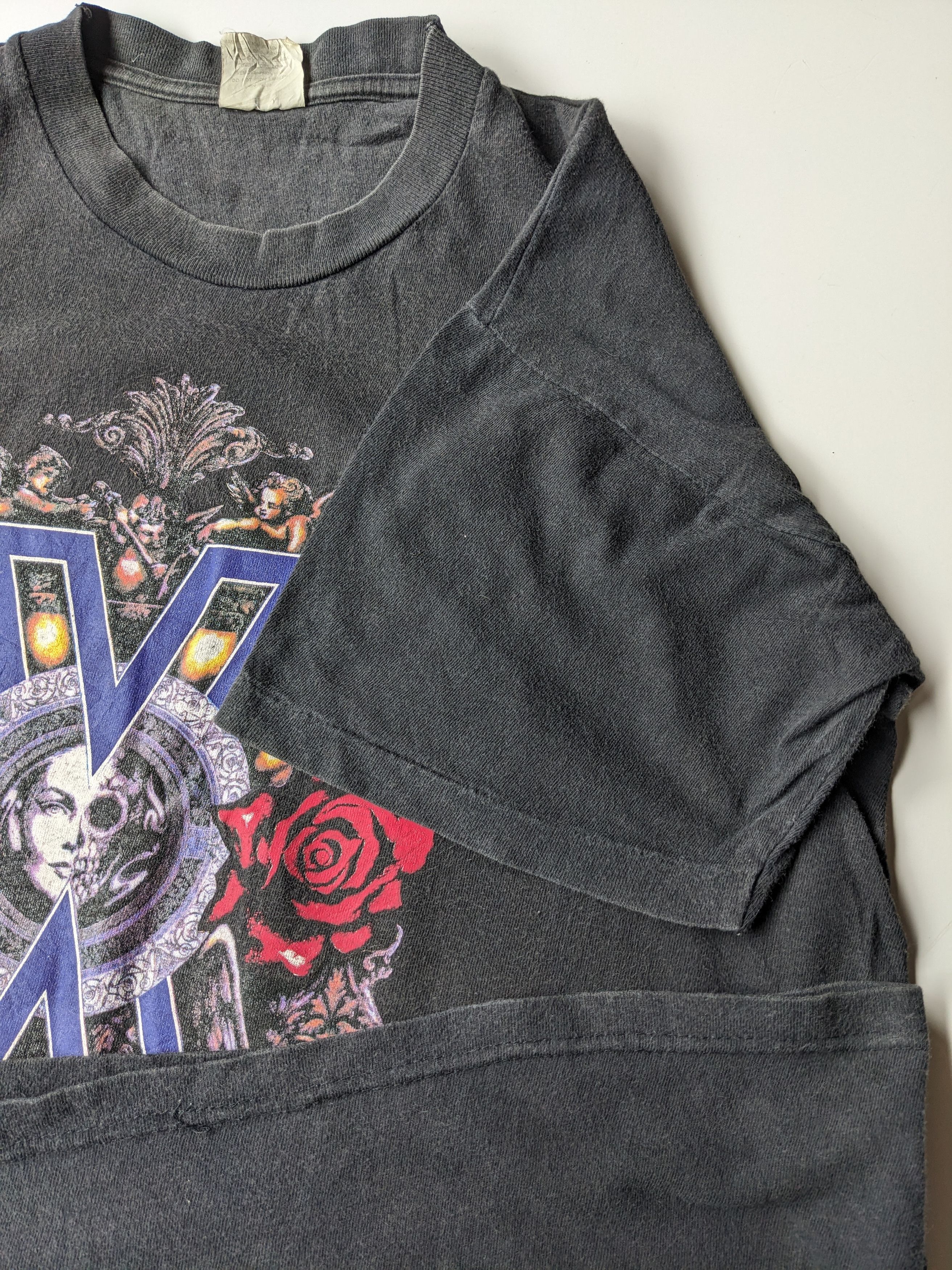 Band Tees × Vintage Vintage distressed X Japan Staff Tour 1991 band tee Size US L / EU 52-54 / 3 - 5 Thumbnail