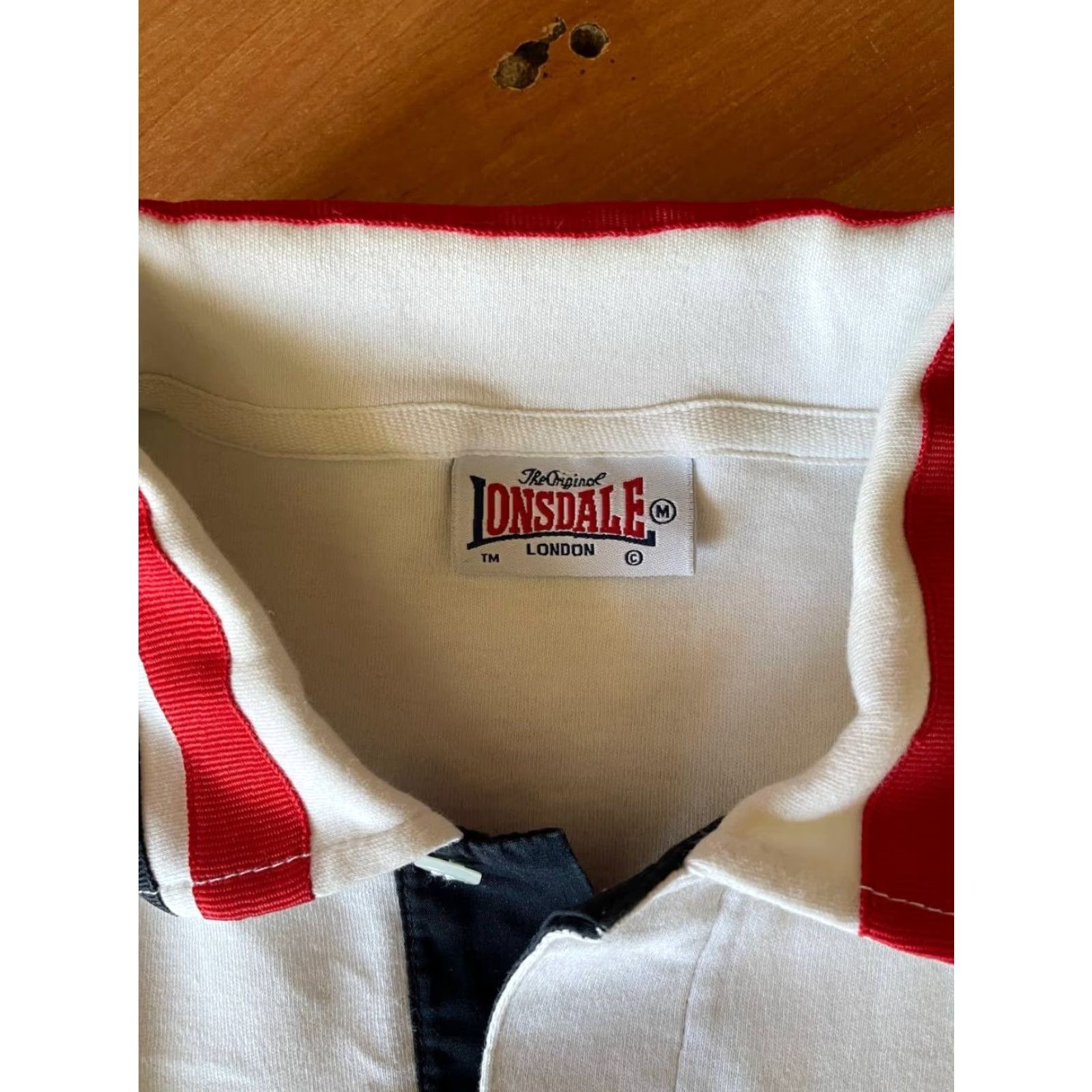 Lonsdale Lonsdale Polo Shirt M White Logo Short Sleeve Shirt Mens Regular Cotton Polo Size US M / EU 48-50 / 2 - 3 Thumbnail