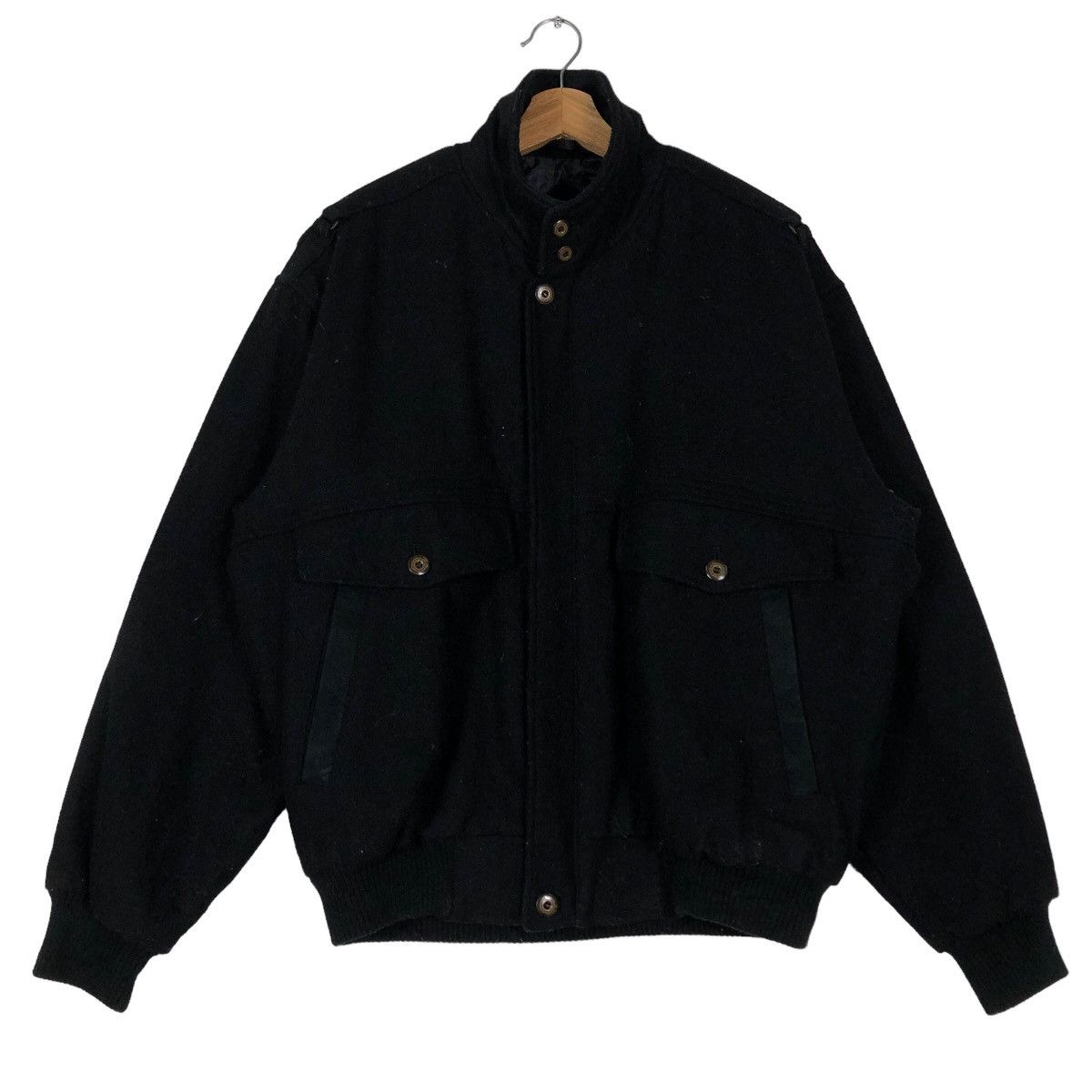 Bomber Jacket × Japanese Brand ?90s Vintage Wool Bomber Jacket 