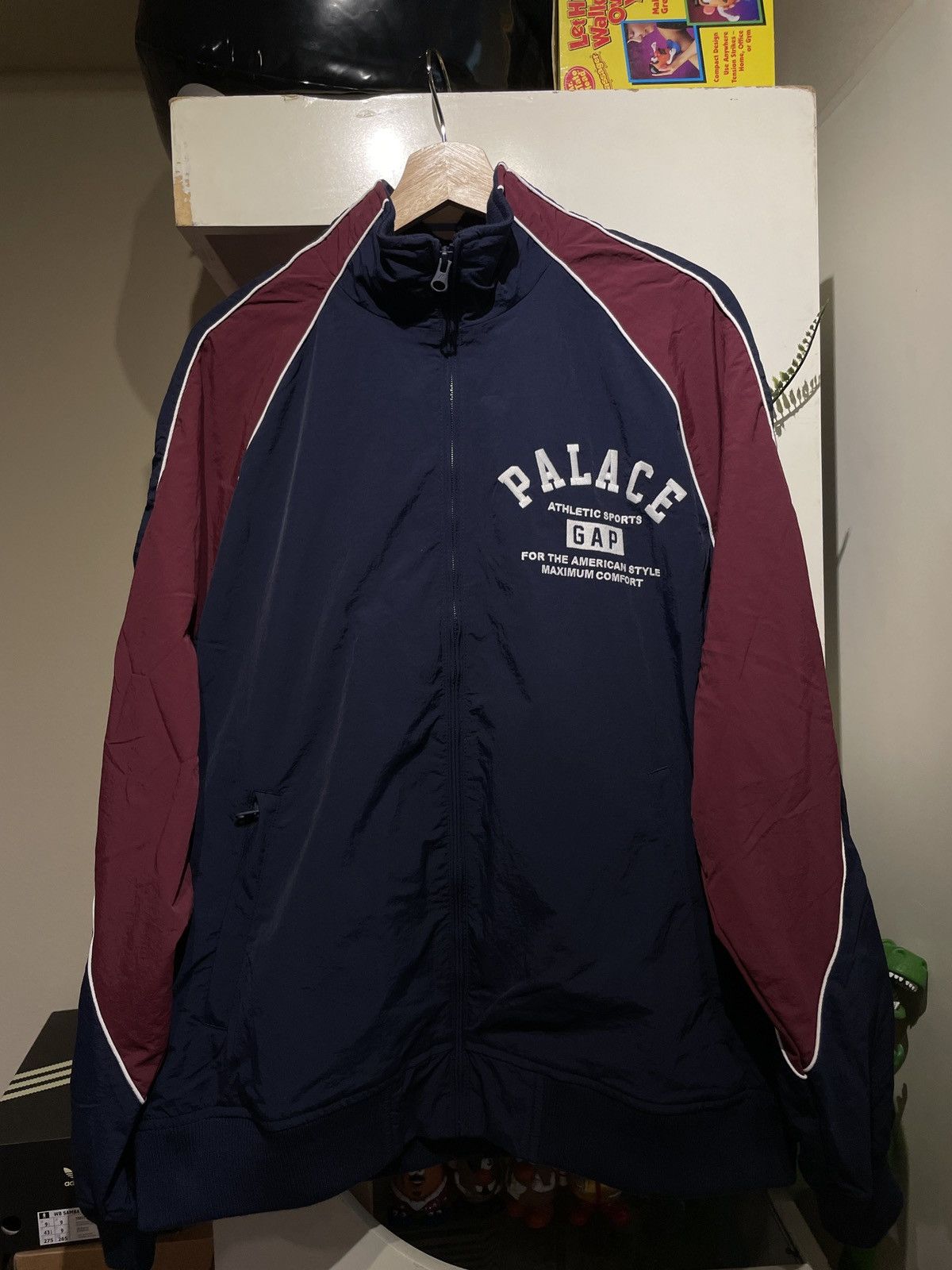 Palace Palace Gap Nylon Track Top | Grailed