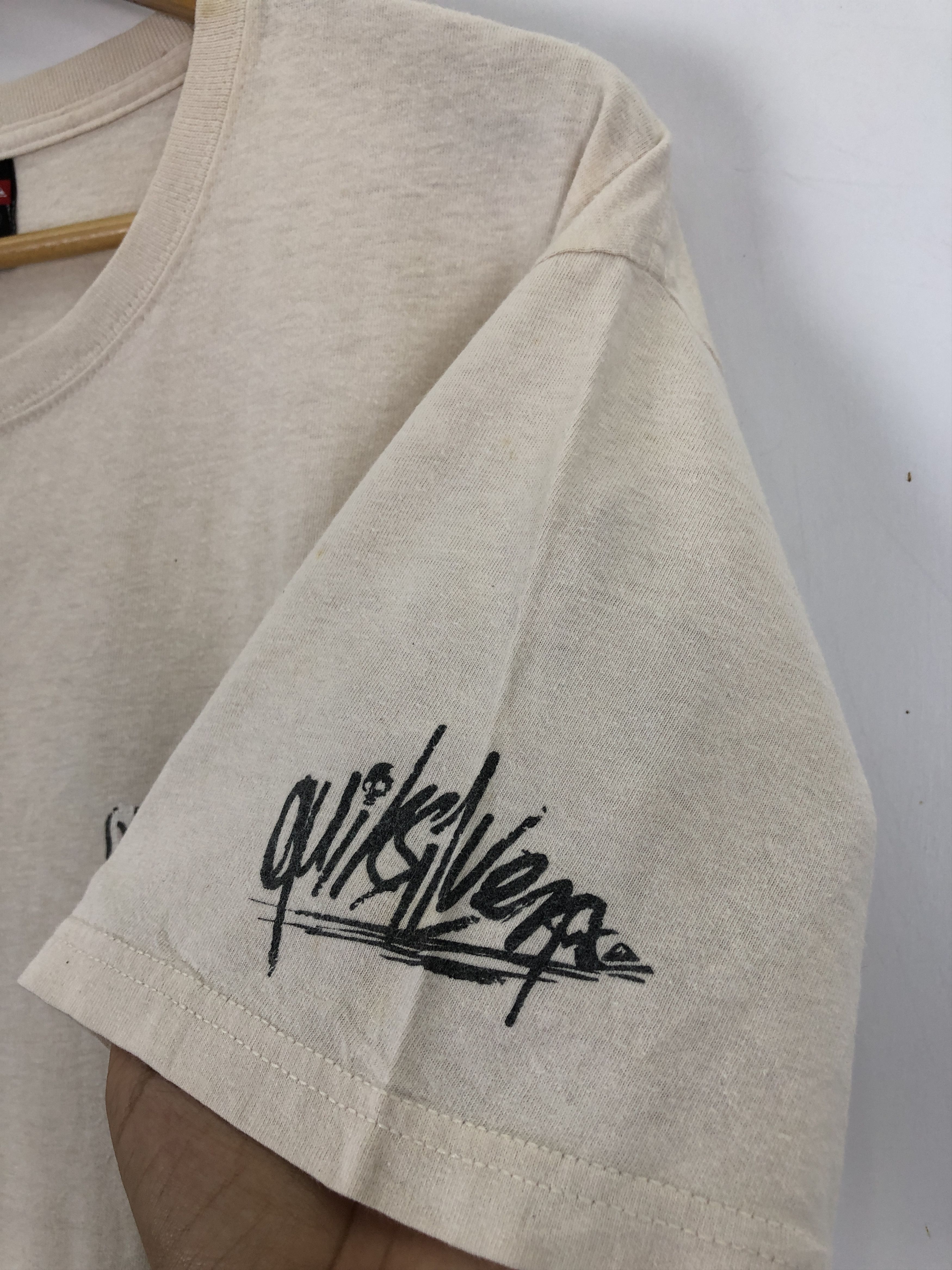 Quiksilver × Vintage Vintage Y2k Quiksilver Surfing Floral Design Tee TA0499 Size US L / EU 52-54 / 3 - 10 Thumbnail