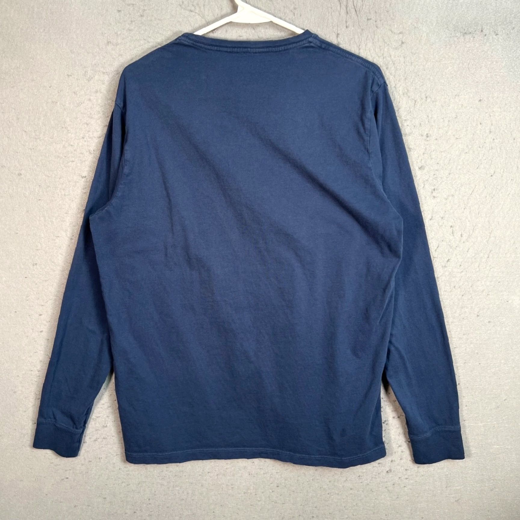 Richer Poorer Richer Poorer Mens T-Shirt Shirt Long Sleeve Blue Pocket T Shirt Adult Medium Blue Mens Size US M / EU 48-50 / 2 - 2 Thumbnail