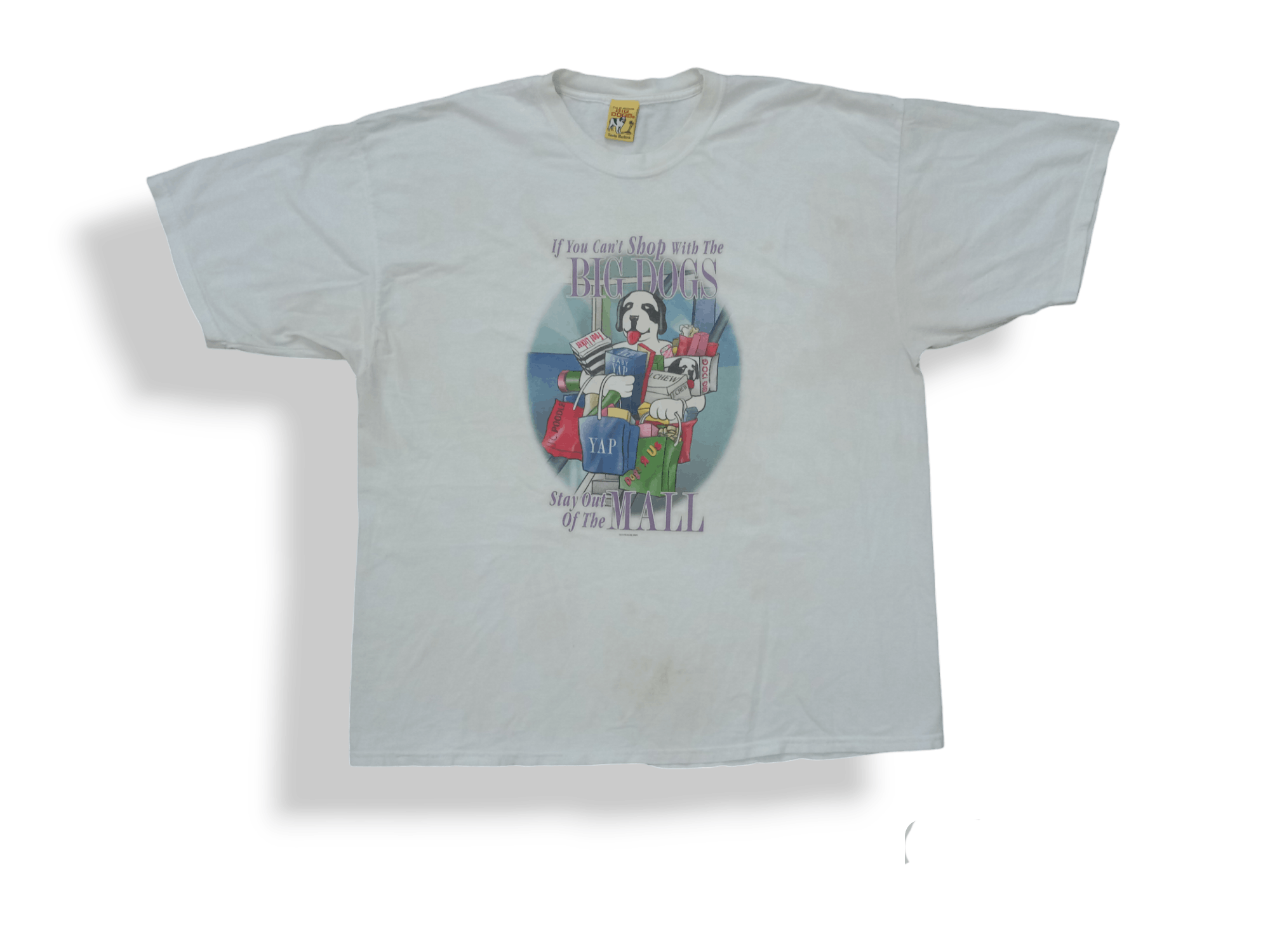 Big Dogs Vintage 90s Big Dogs Tshirt Size US XXL / EU 58 / 5 - 1 Thumbnail
