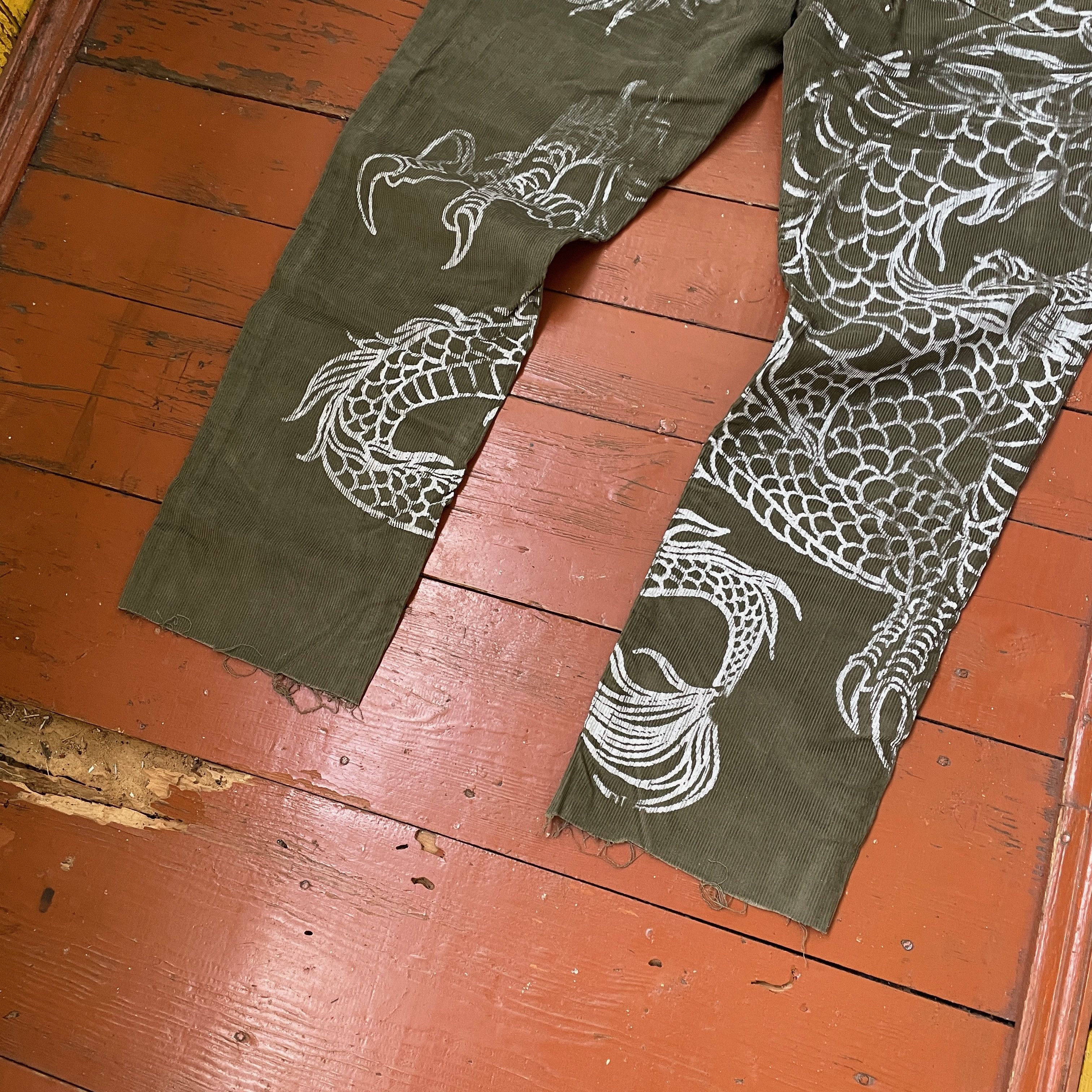 Levi's Custom Levi's Dragon yk2 grunge opium faded distressed Size US 33 - 4 Thumbnail