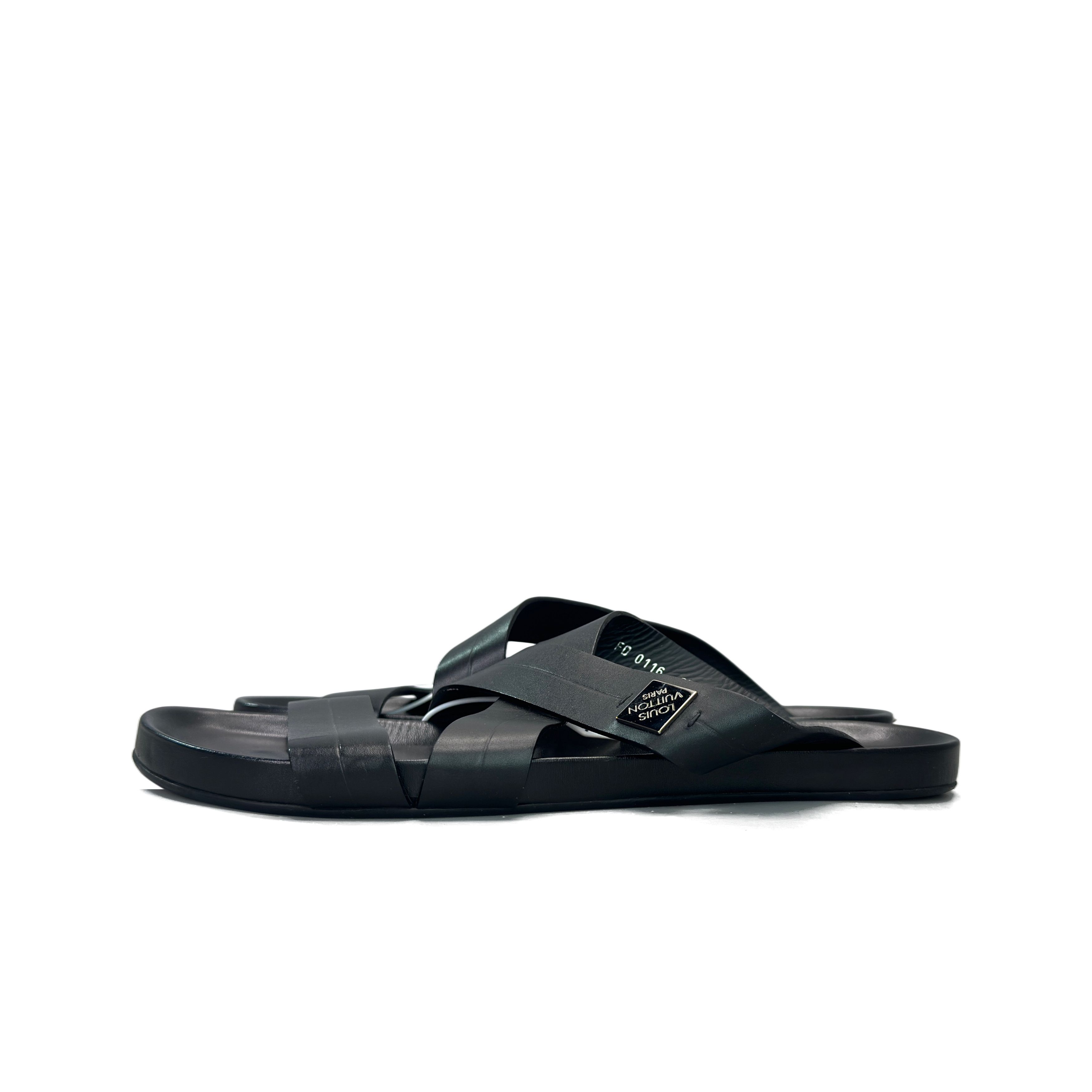 Louis Vuitton Louis Vuitton Thong Logo Sandals Monogram Leather