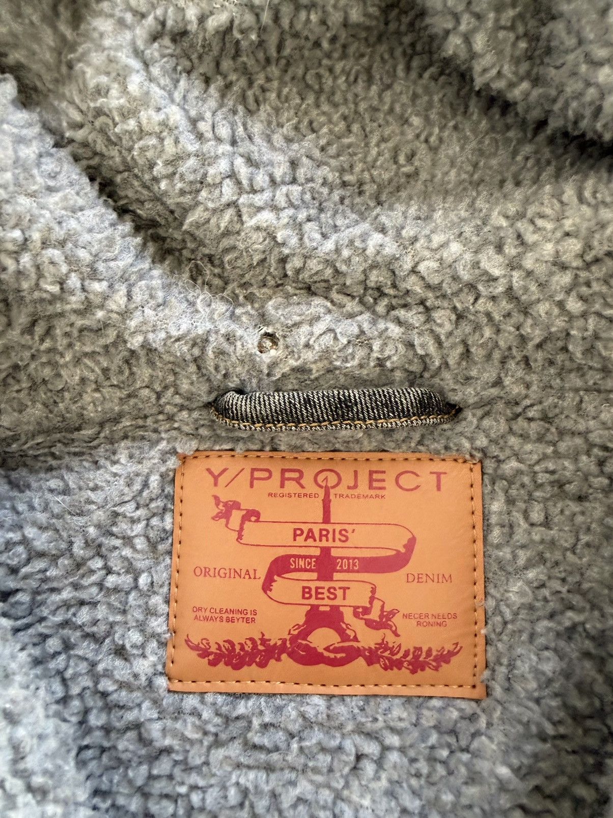 Y/Project Y/project monster denim shearling jacket Size US L / EU 52-54 / 3 - 5 Thumbnail