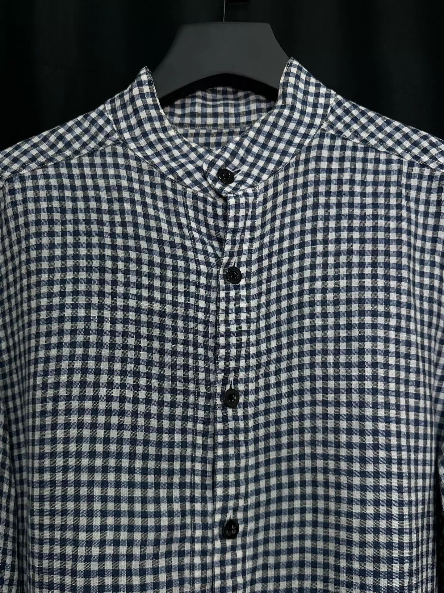 Other Vintage French Premium Linen-Cotton Worker's Shirt Unisex Size US L / EU 52-54 / 3 - 4 Thumbnail