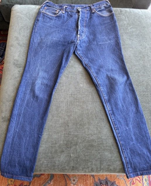 Evisu Custom Made Selvedge Jeans with Fish Embroidery Size US 31 - 6 Thumbnail