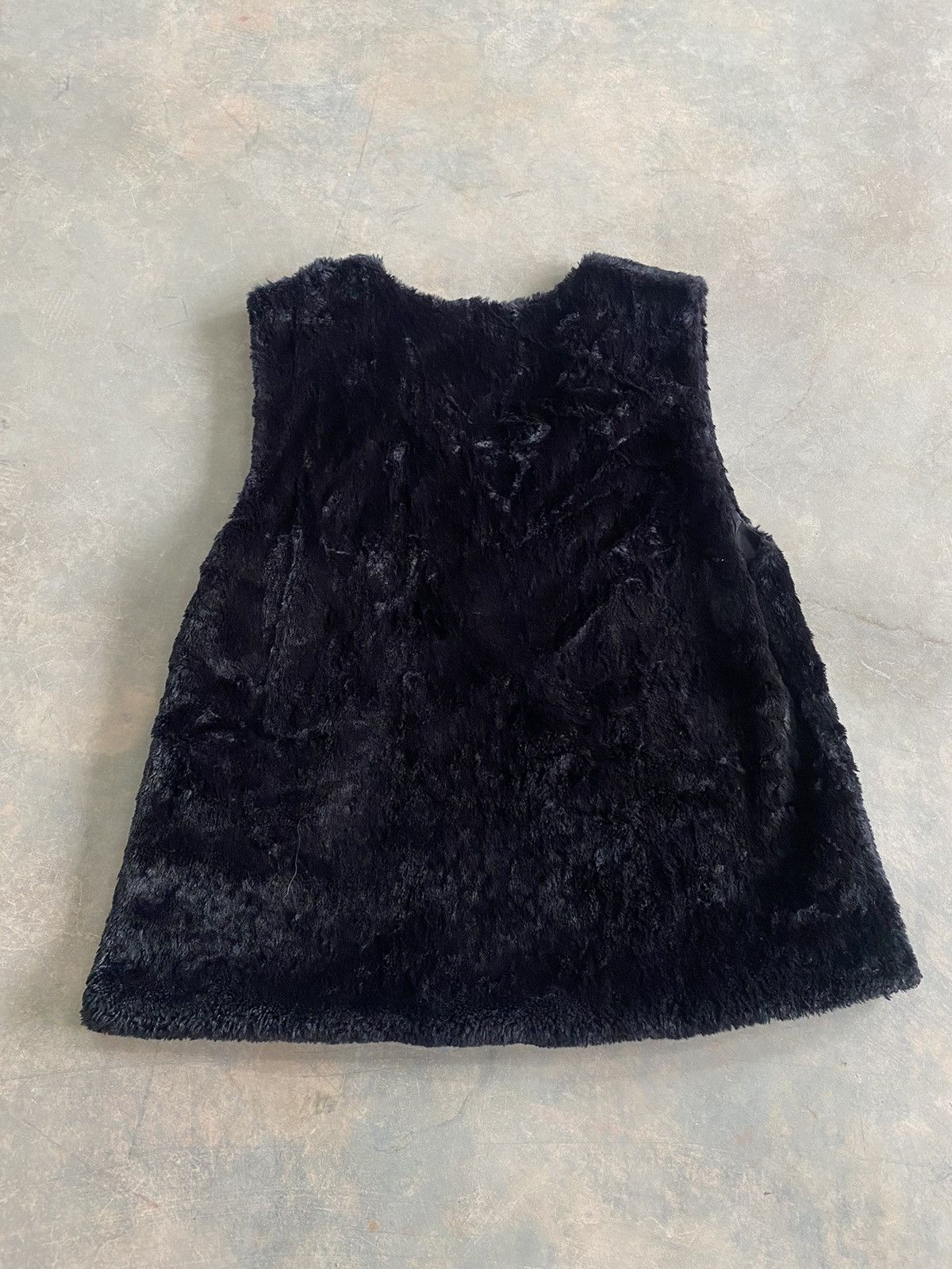 Designer × Japanese Brand × Vintage BLACK DRESS BY YOON FAUX FUR VEST HAIRY MOHAIR FLUFFY 90s Size M / US 6-8 / IT 42-44 - 11 Thumbnail