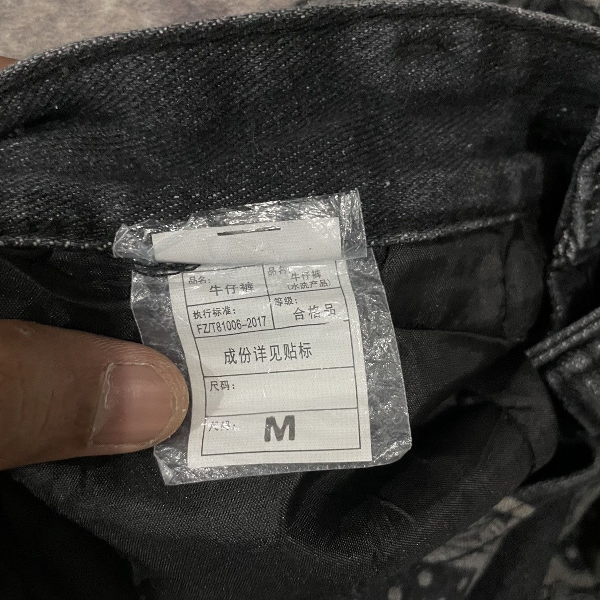 If Six Was Nine × Japanese Brand × Le Grande Bleu (L.G.B.) Y2k black washed print jeans Size US 30 / EU 46 - 6 Thumbnail