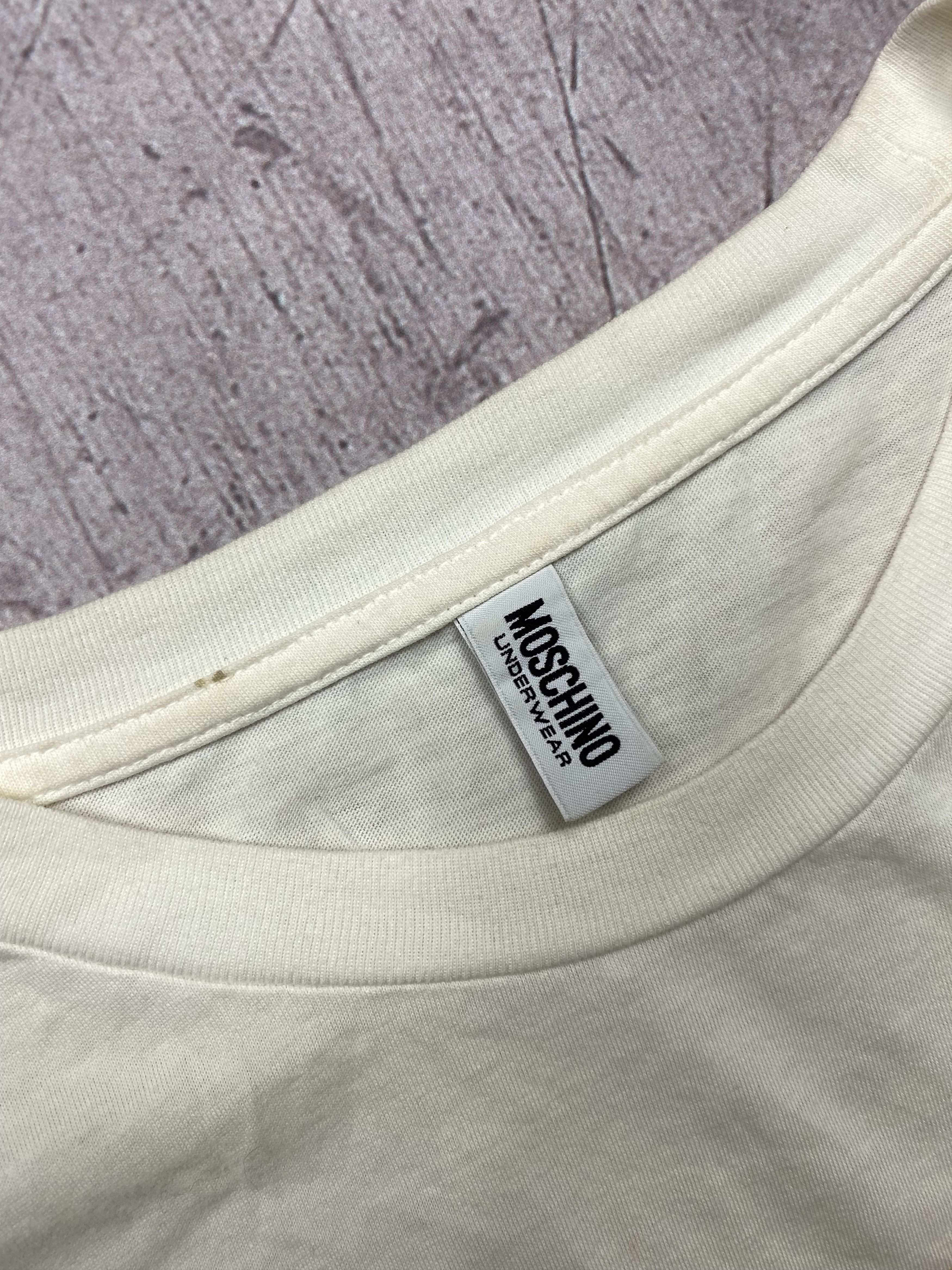 Moschino × Vintage Moschino Underwear Vintage Mens Crew Neck T-Shirt y2k Bear Size US M / EU 48-50 / 2 - 5 Thumbnail