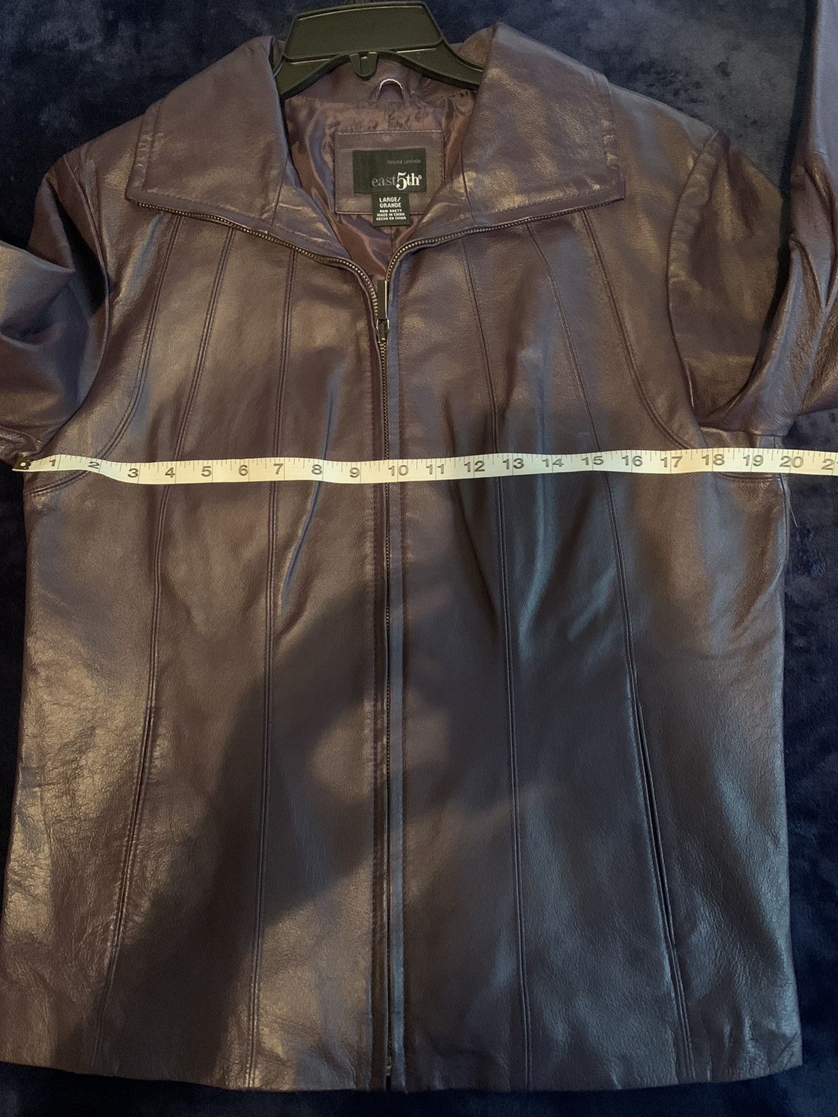 Vintage Purple Leather Jacket Streetwear Vintage Fashion 2000s Indie Size US S / EU 44-46 / 1 - 5 Thumbnail