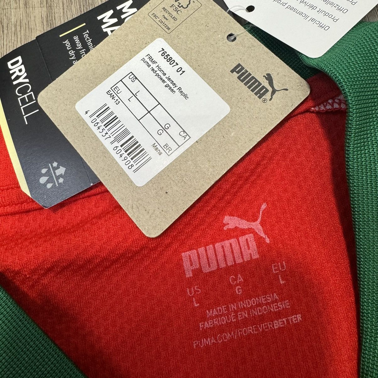 Puma Morocco world cup 2022 home shirt (bnwt) Size US L / EU 52-54 / 3 - 6 Thumbnail